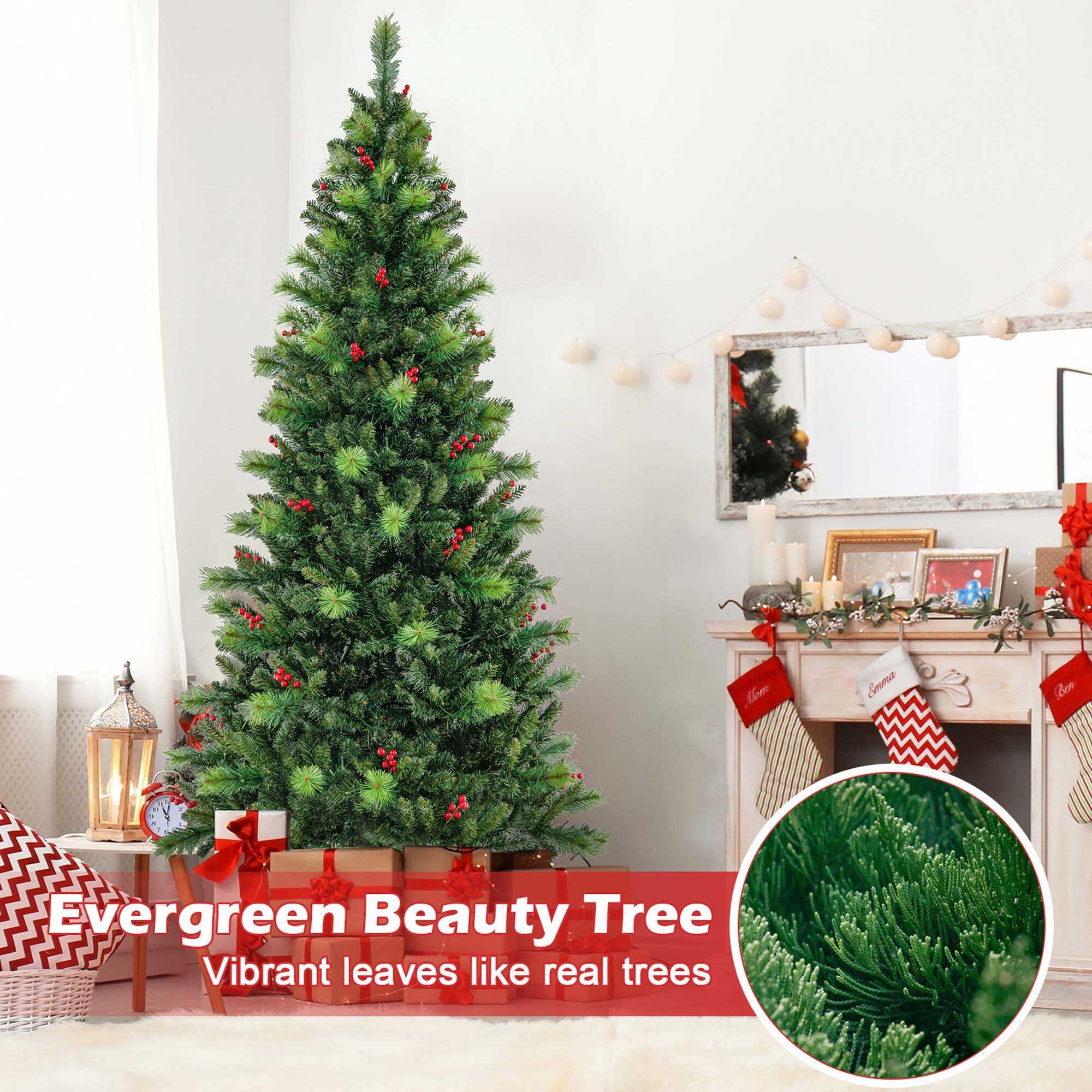 Costway LWS00762 Artificial-Christmas-Trees - View #7