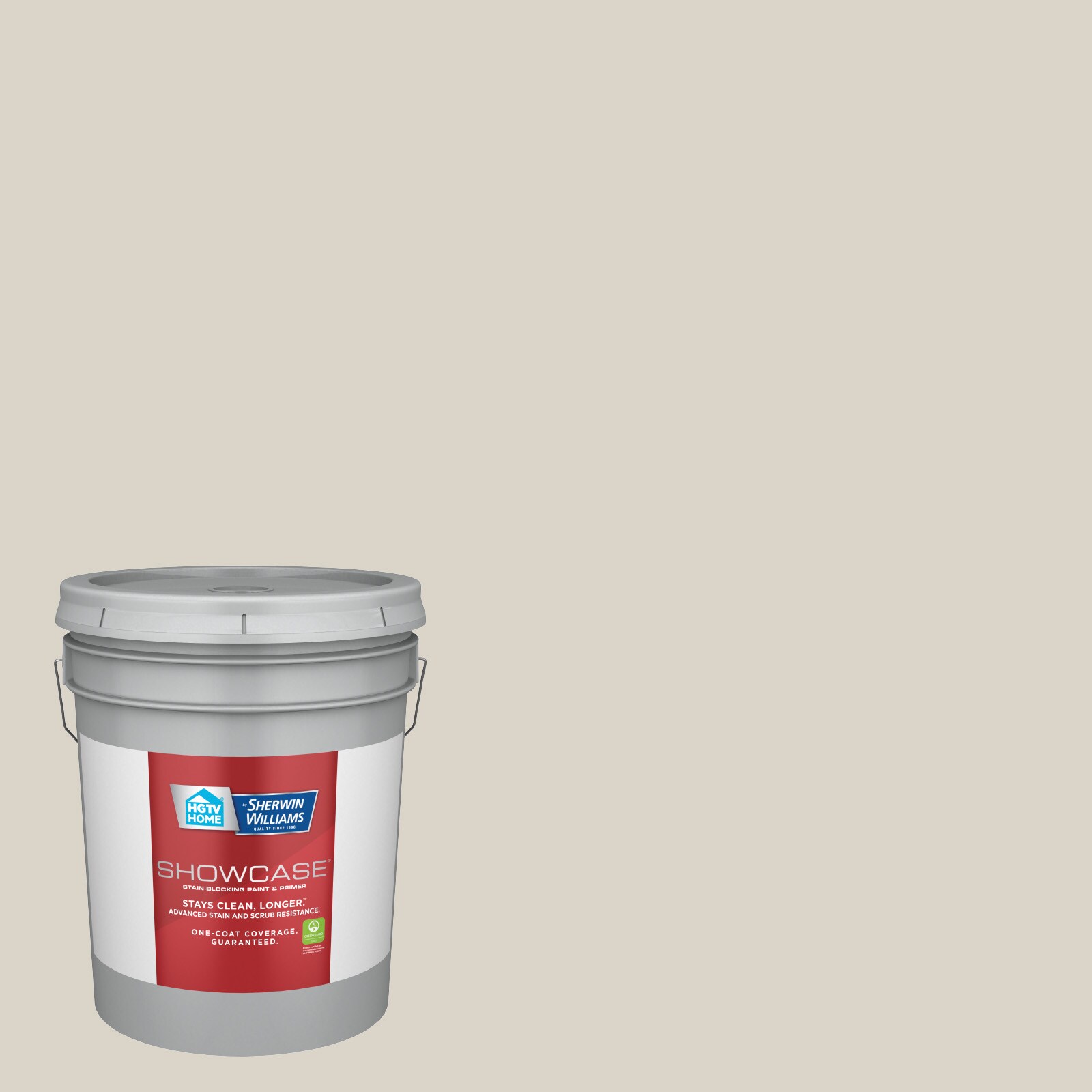 HGTV HOME by Sherwin-Williams 6006-1A-935246 Showcase Semi-gloss Warm Putty 6006-1A Acrylic Interior Paint Paint + Primer ( 5-gallon )