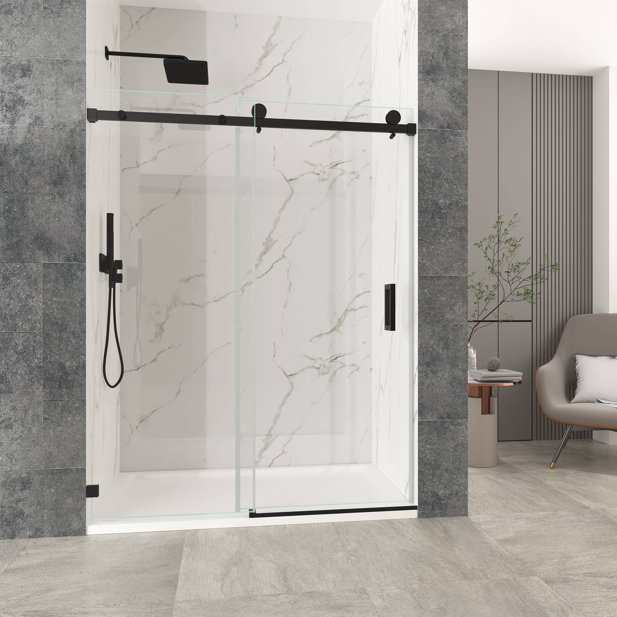 CASAINC CVY-SS05-60MB Shower-Doors - View #6