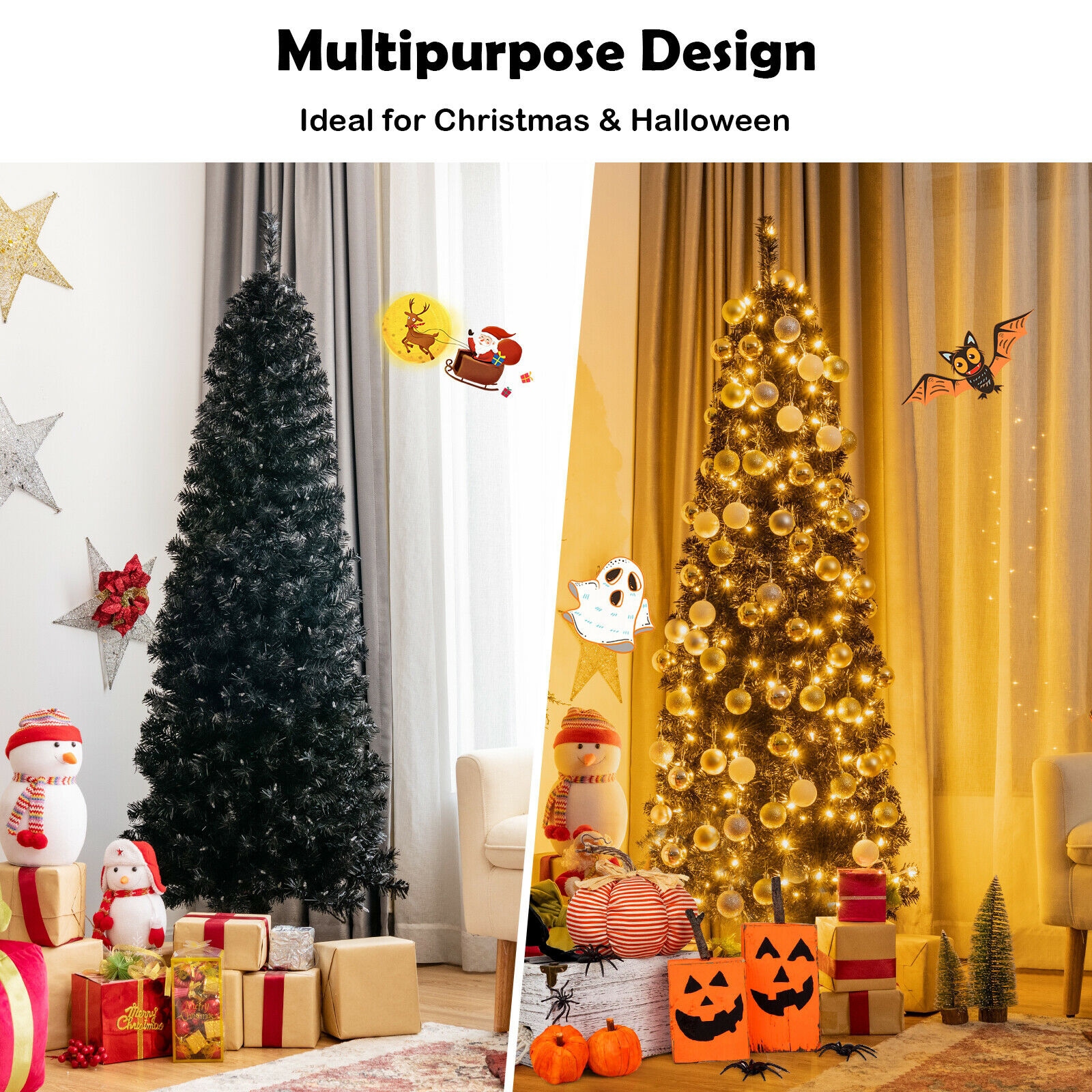 WELLFOR CM-HGY-23668US Artificial-Christmas-Trees - View #6