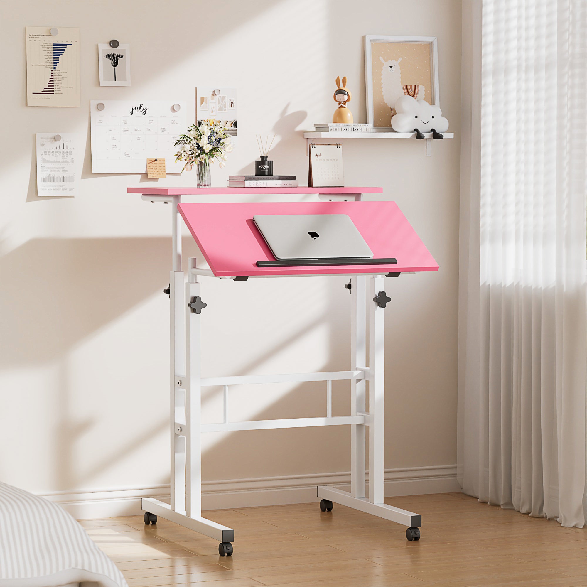 Vecelo LOE-MX-ECD02-PNK desks - View #2