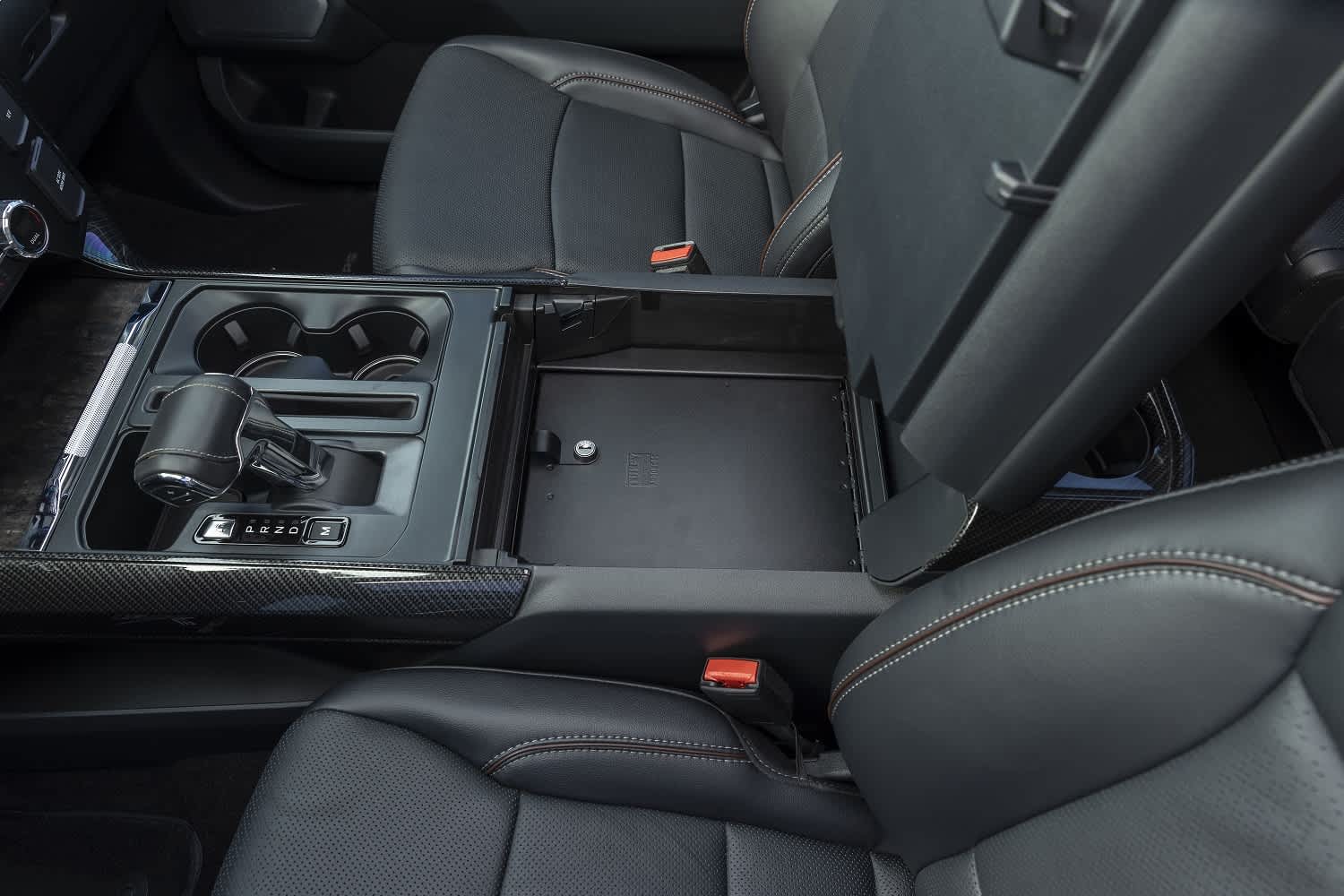 Tuffy - 376-01 Console Safe Black For 2021-2025 Ford F-150 F-250 Super