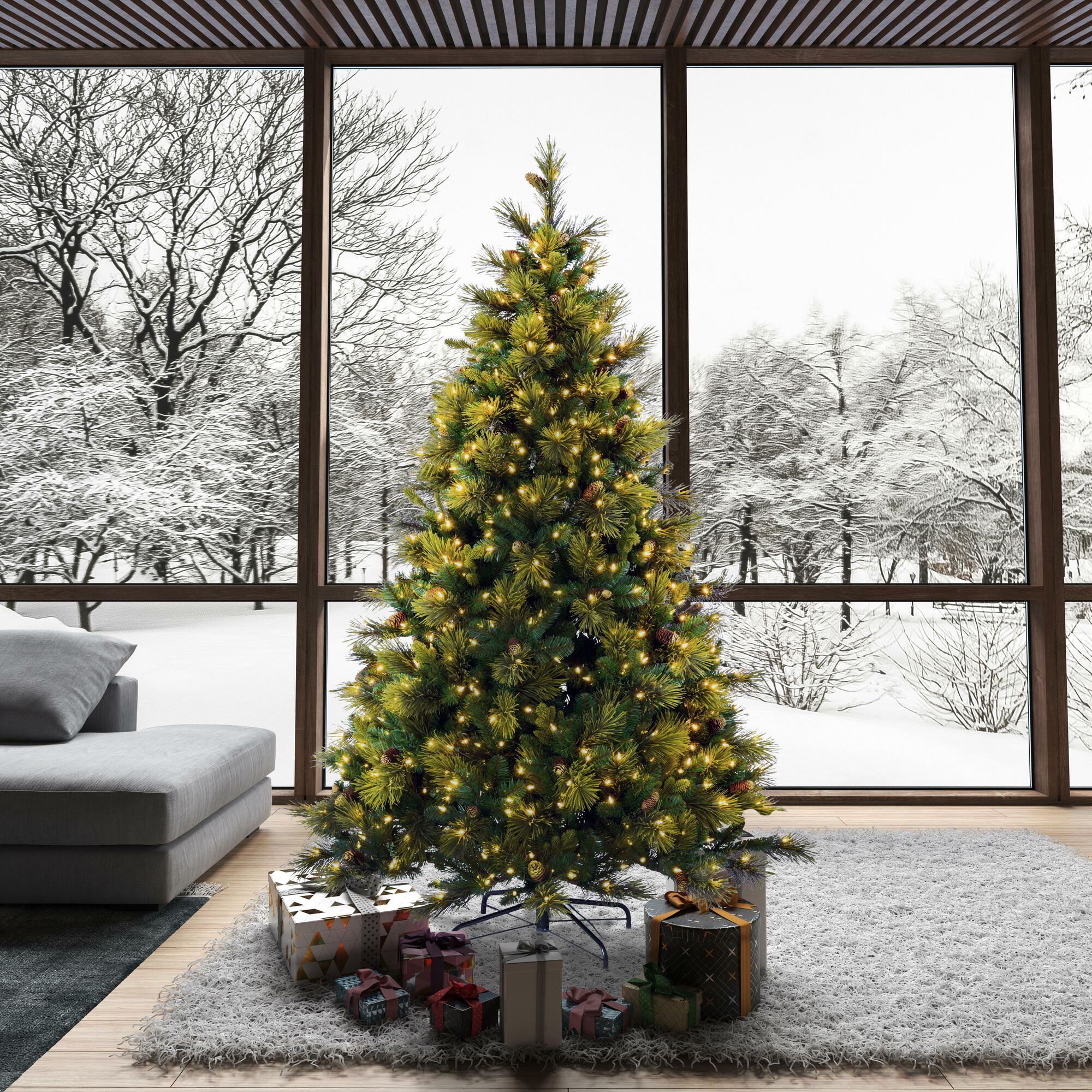 Vickerman DT210576LED Artificial-Christmas-Trees - View #5