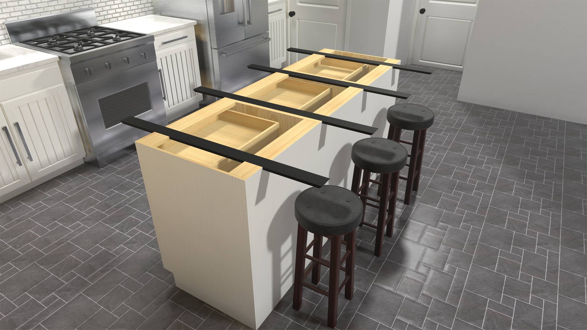 The Original Granite Bracket DSI-56 Shelving-Hardware - View #5