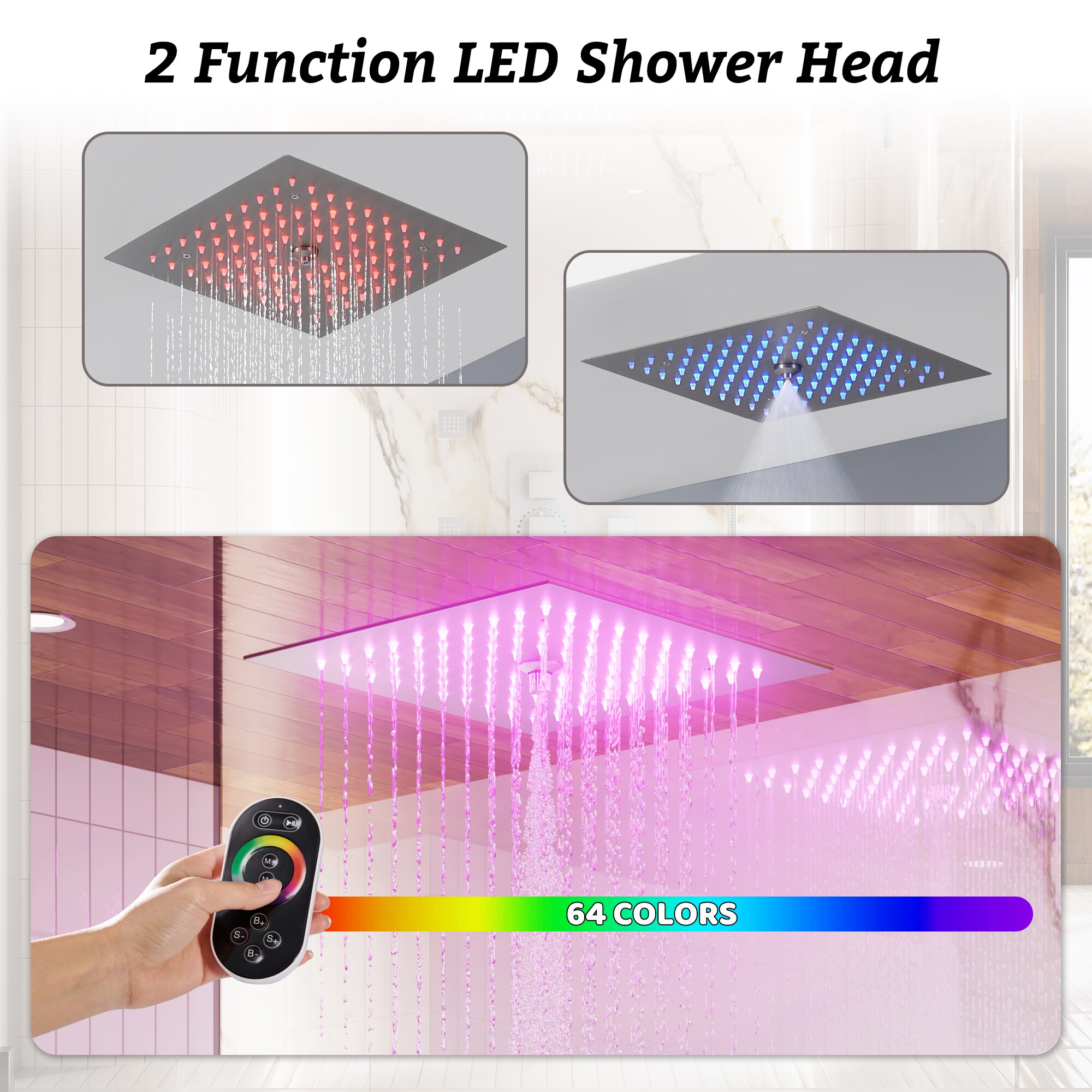 CASAINC CA-6708-12BN Showerhead-Bar-Panels - View #5