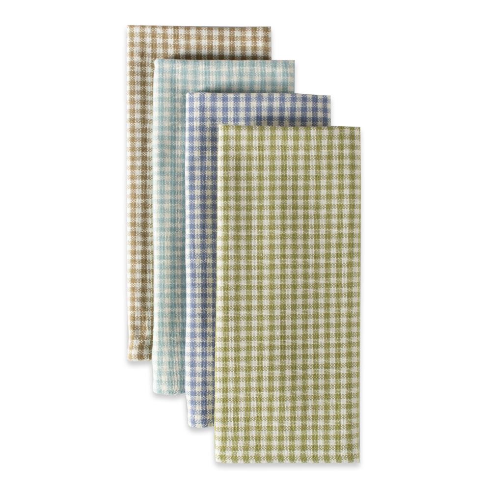 DII Home Sweet Farmhouse Kitchen Textiles, 18x28, Assorted, 4