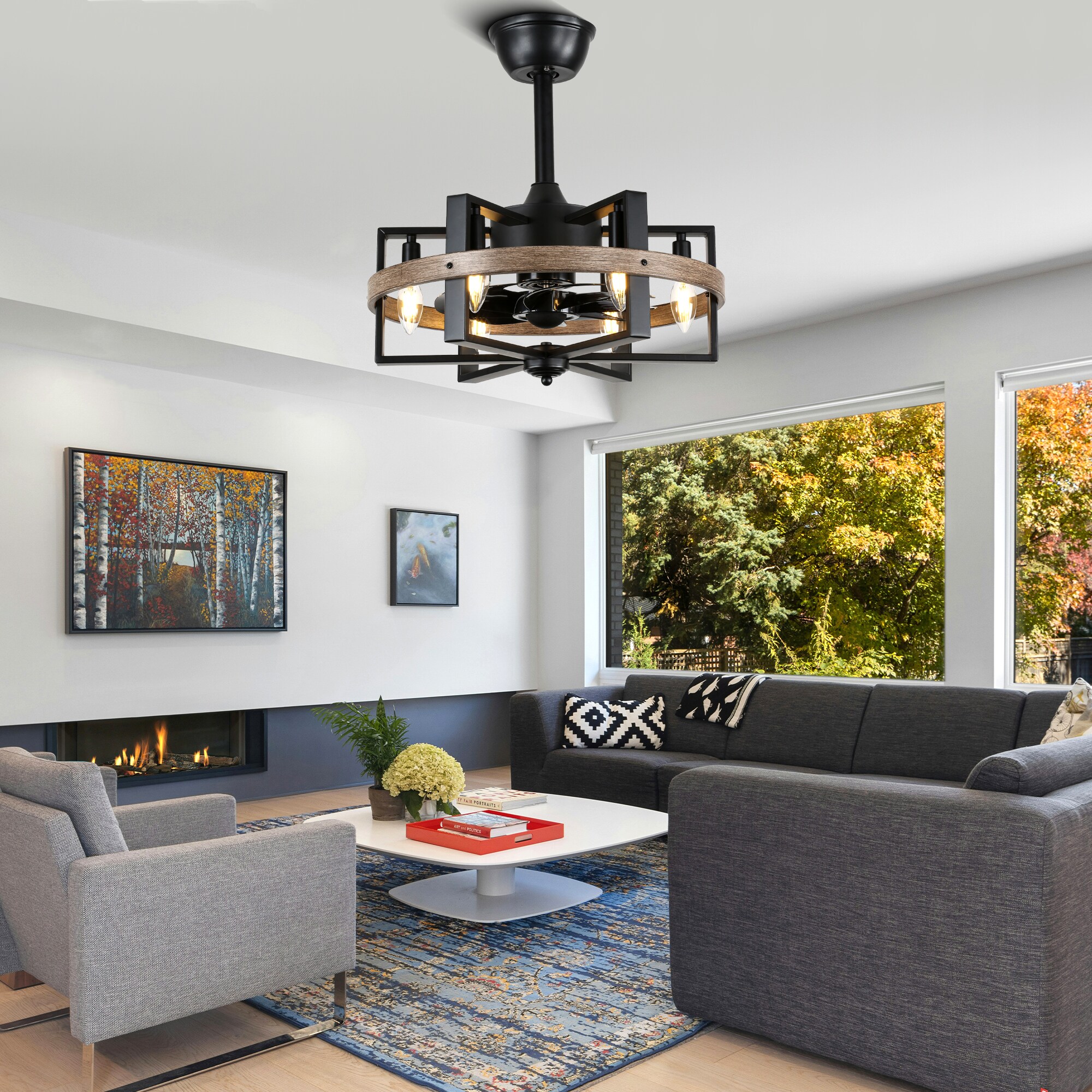 Oaks Decor BD1811OKEL-BR Ceiling-Fans - View #13