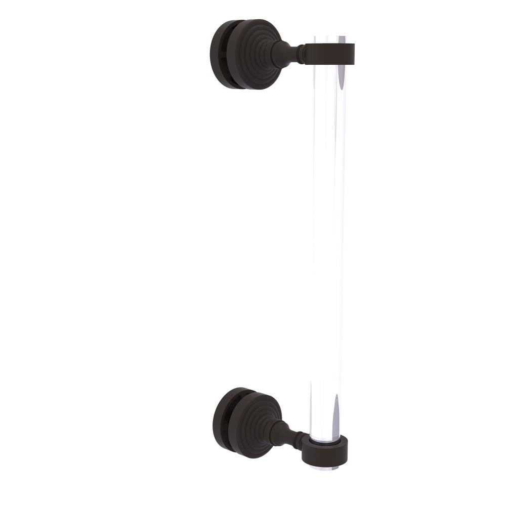 Allied Brass PG-407-12SM-ORB Oil-rubbed bronze 12-Inches Hinged shower door Handle