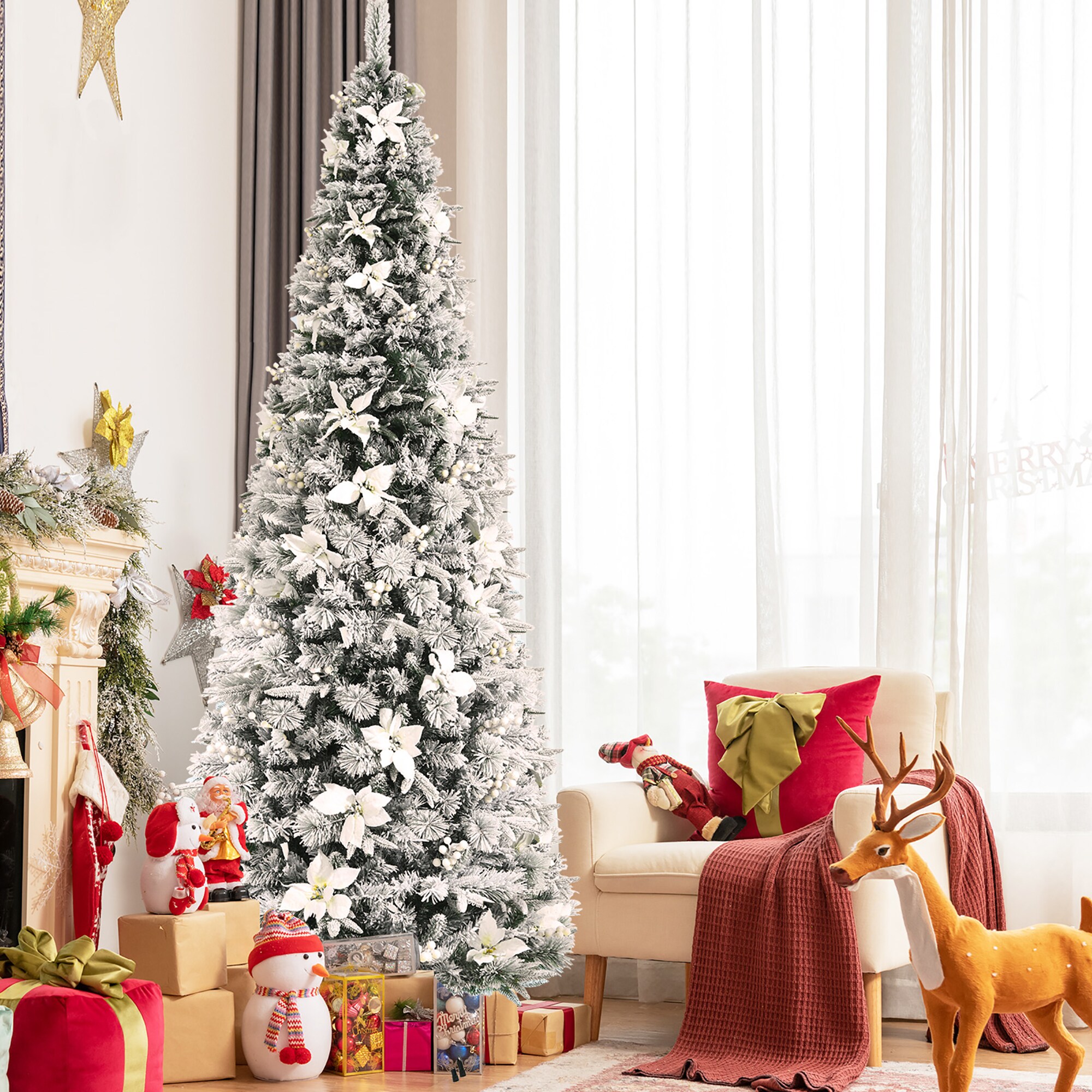 Costway CM23503 Artificial-Christmas-Trees - View #6