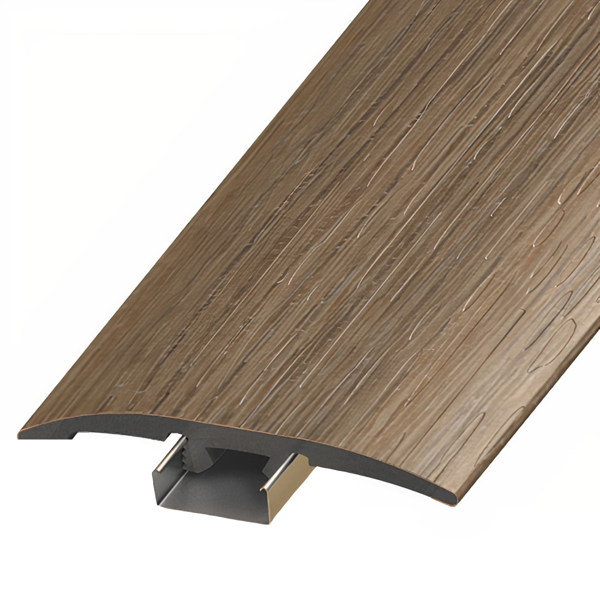 Element Flooring E20041TIO Clermont Laton 0.375-in T x 2-in W x 94-in L Vinyl 3-in-1 T-moulding/Reducer/Endcap