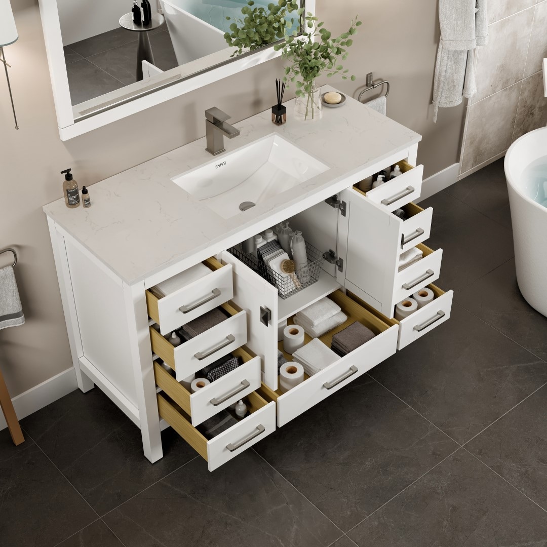 Eviva TVN414-54X18WH-Q Bath-Vanity-Combo - View #4