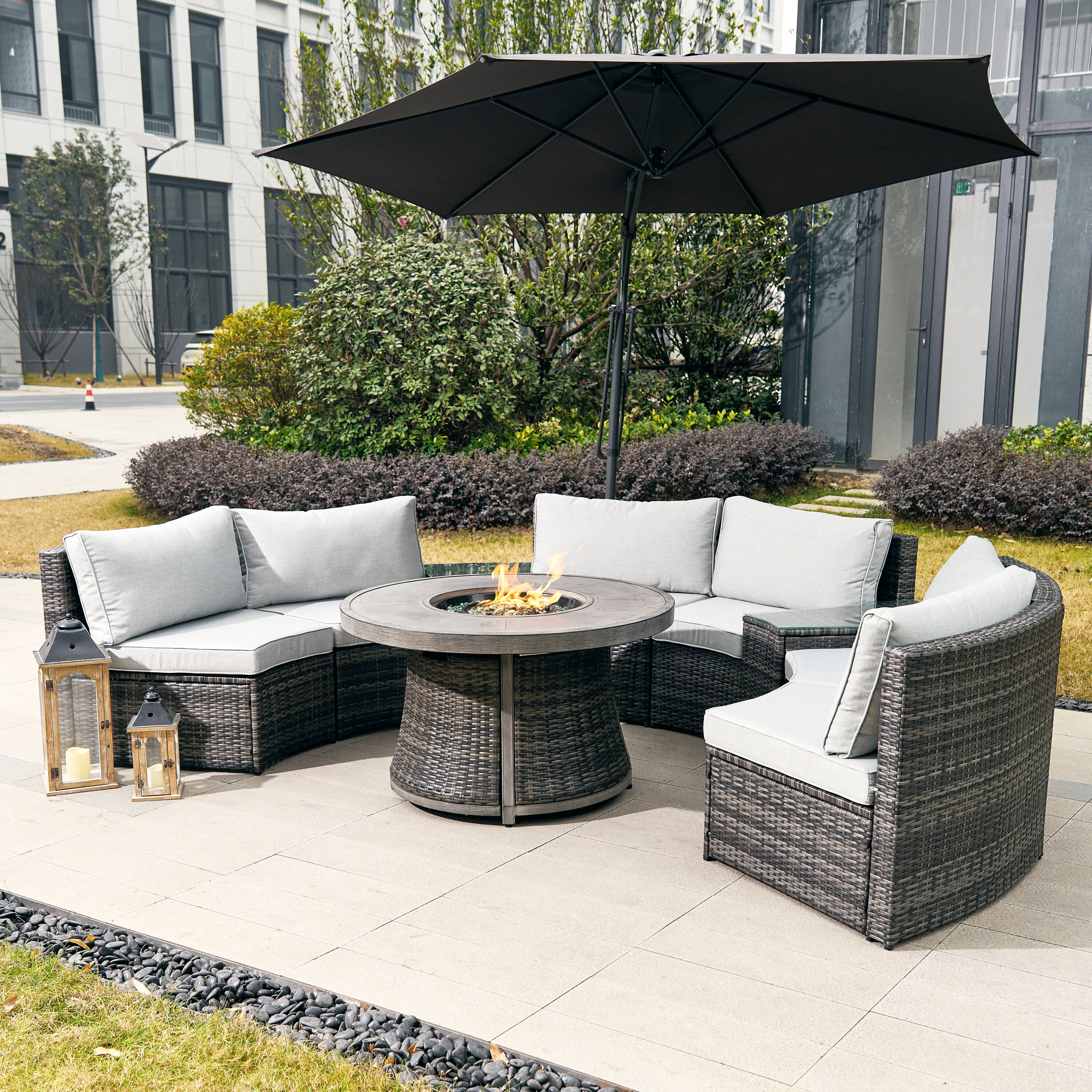 Direct Wicker DWS-1205B6S2T&521EG Patio-Conversation-Sets - View #7