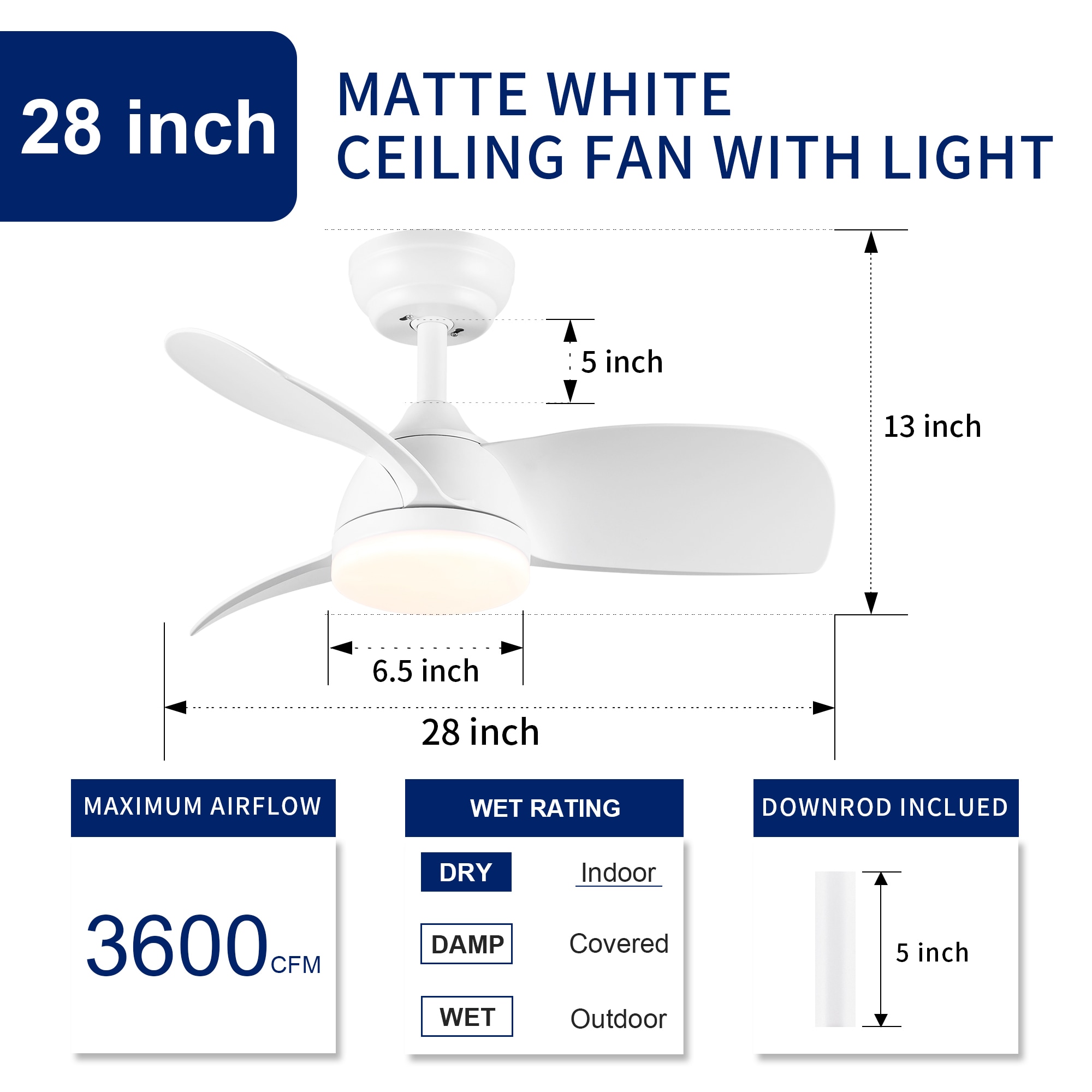 YUHAO LSDC1059WH28 Ceiling-Fans - View #10