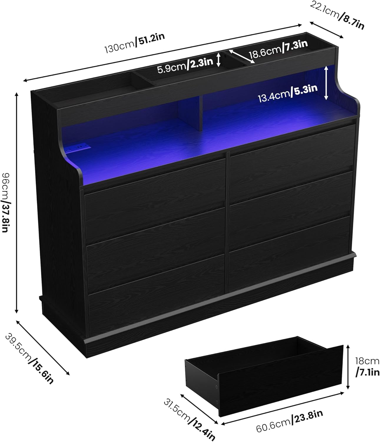 Qeetex DHZ-PHO-34DA9AYG dressers - View #2