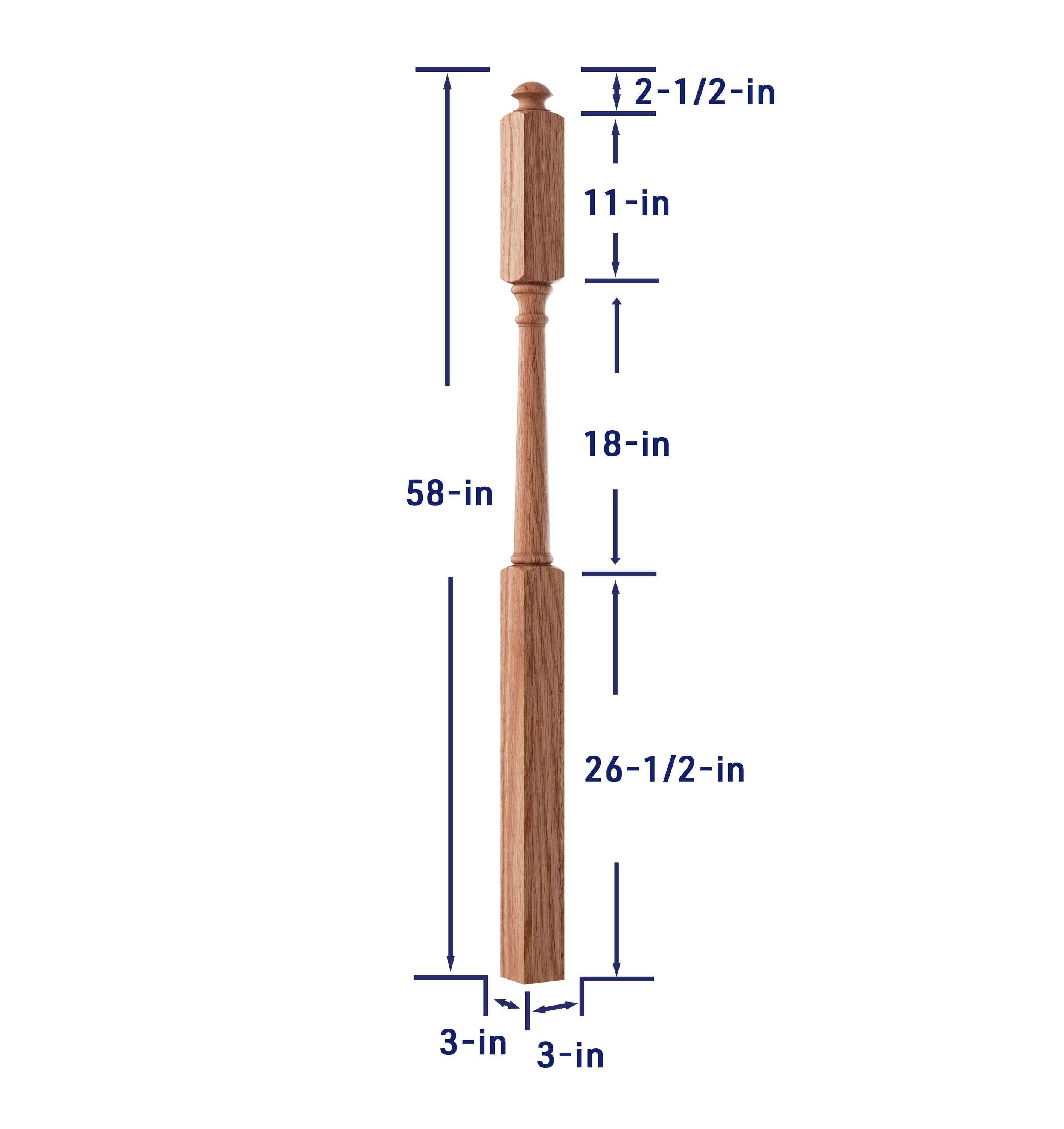 Crown Heritage 4414045 Interior-Stairpart-Newel-Posts - View #3