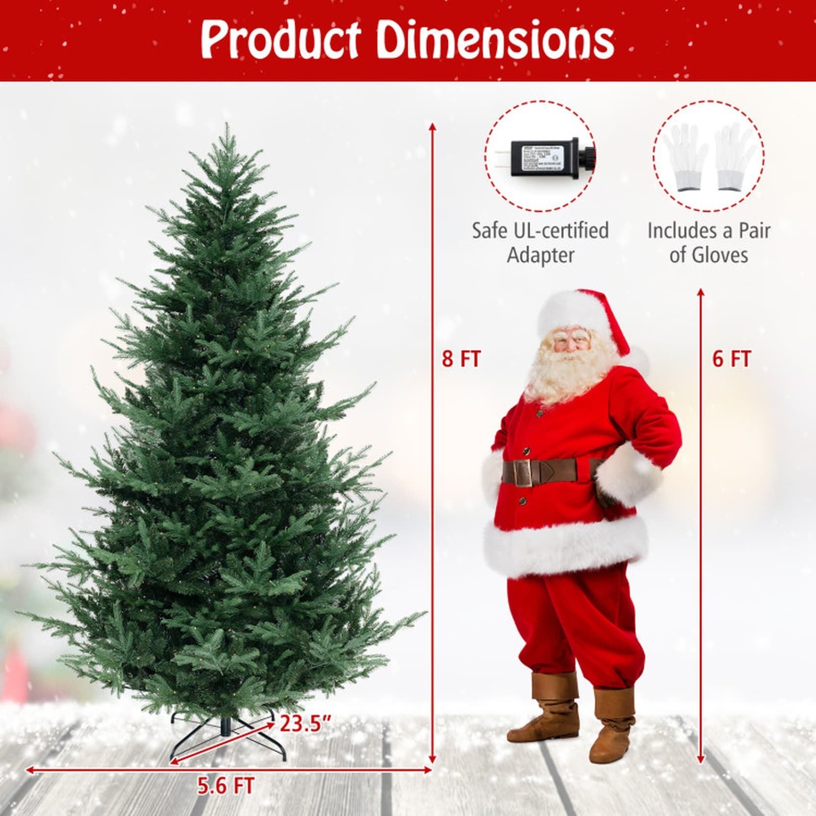 SUGIFT LW102SUGHY2903 Artificial-Christmas-Trees - View #3
