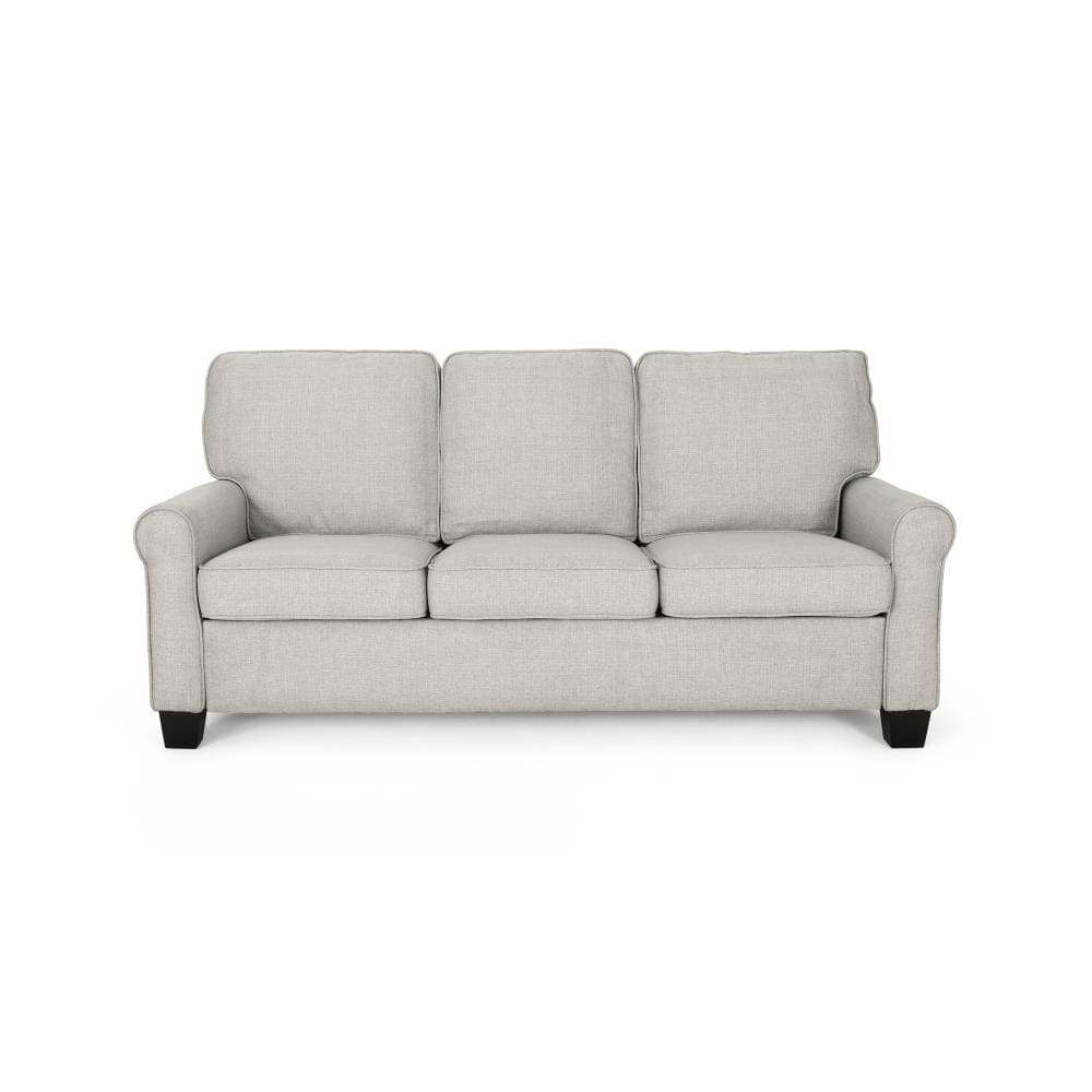 Best Selling Home Decor 307560 Davies 75.5-in Modern Beige 3 -seater Sofa