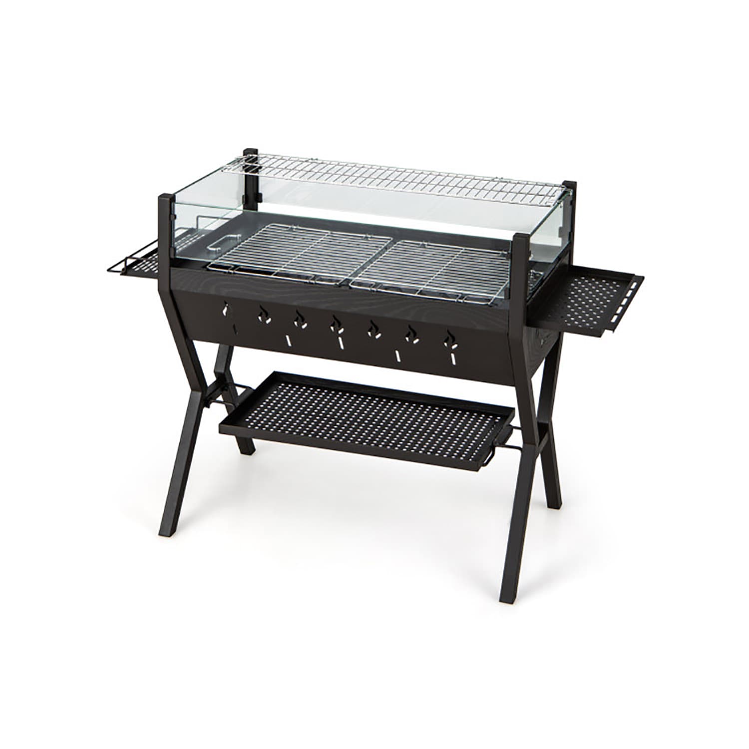 GZMR MO-ES10208URE 28-Inches W Brown Charcoal Grill
