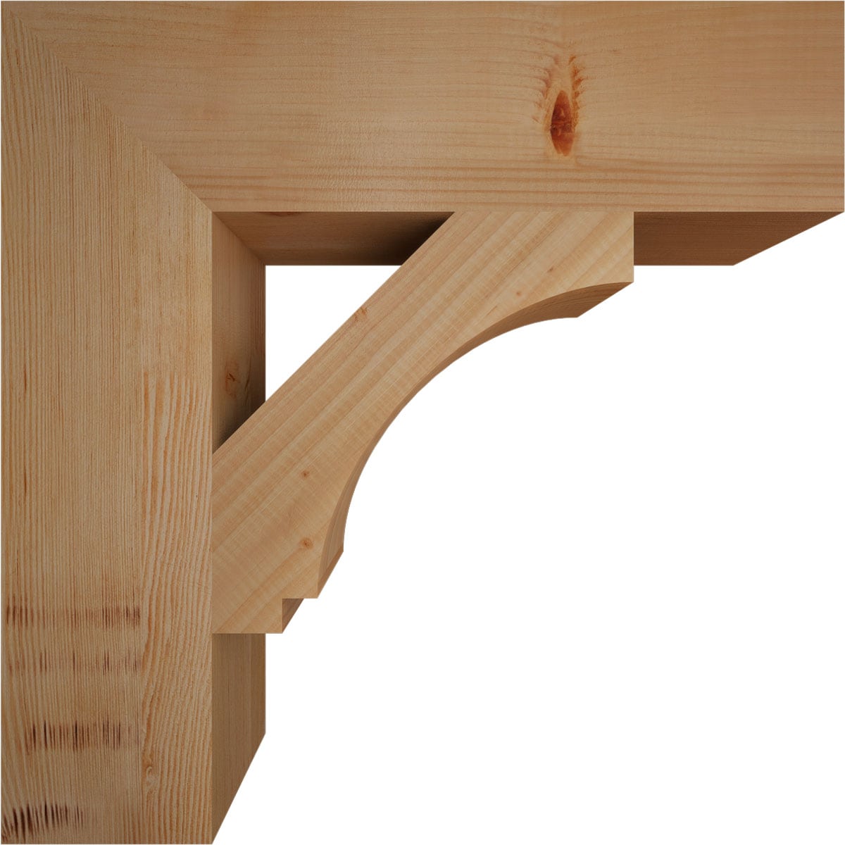 Ekena Millwork BKT06X24X24IMP05SDF corbels - View #3