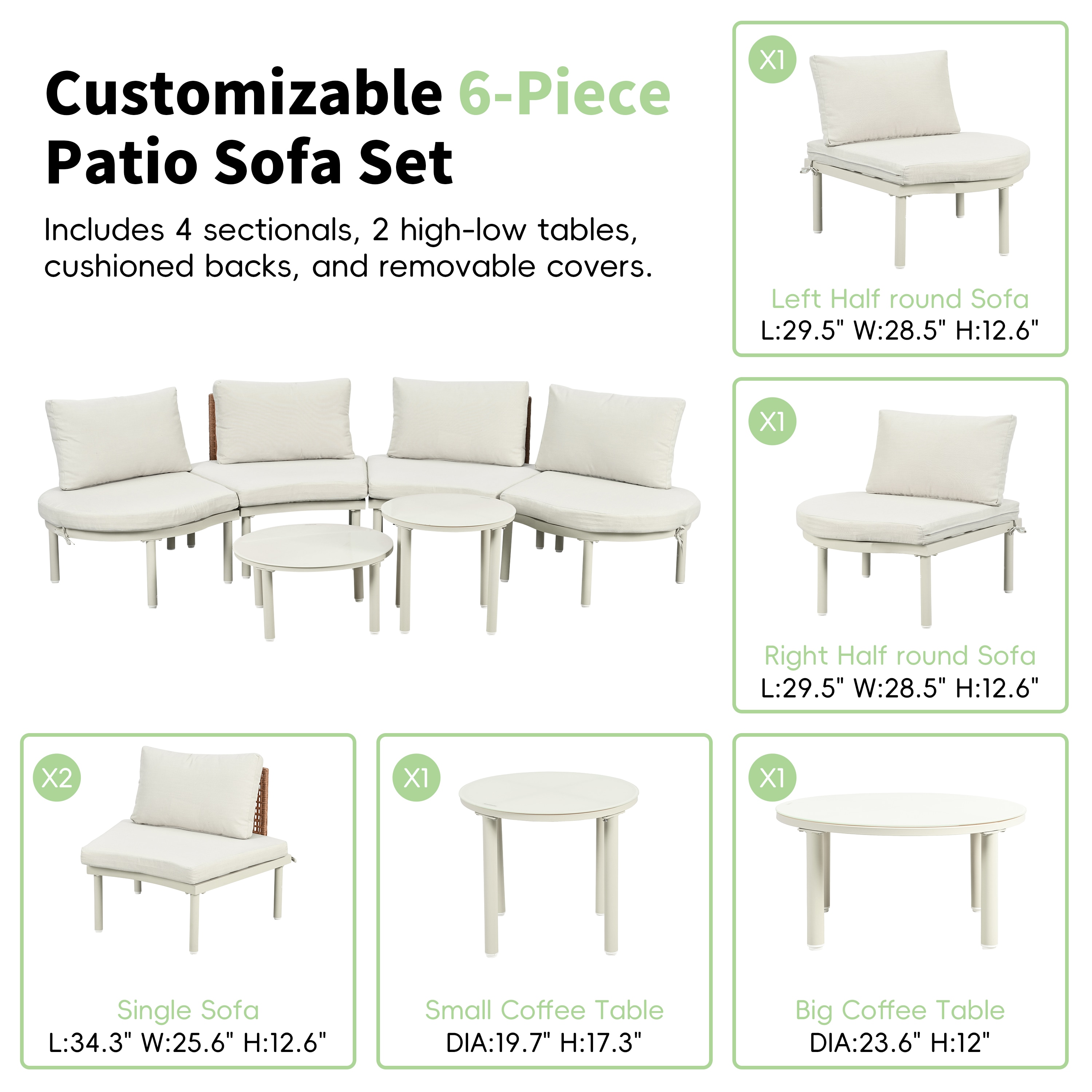 ToolCat LS2-148-HW Patio-Conversation-Sets - View #7