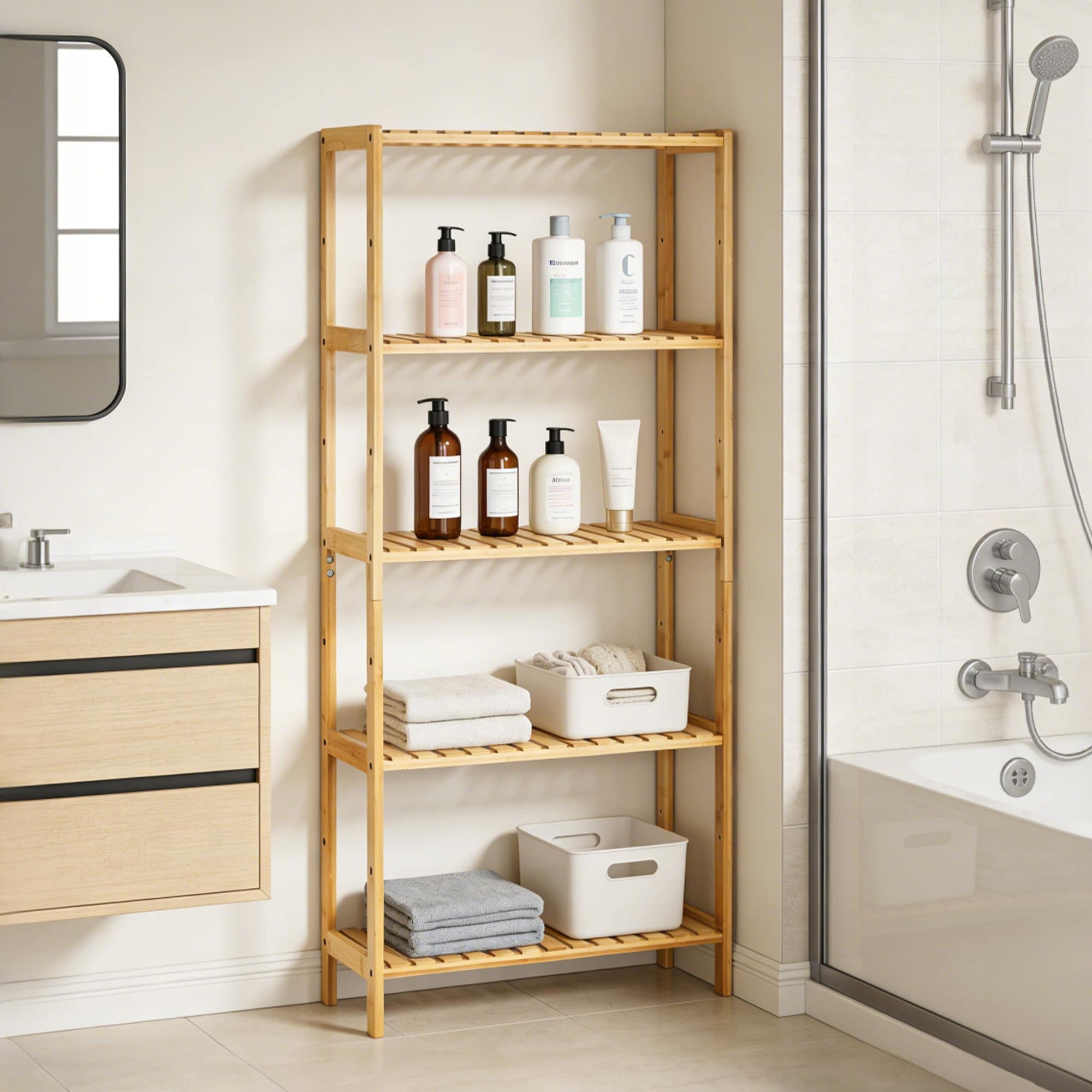 Garvee CF19YZLSNUYOVMNK8 Bathroom-Shelves - View #2