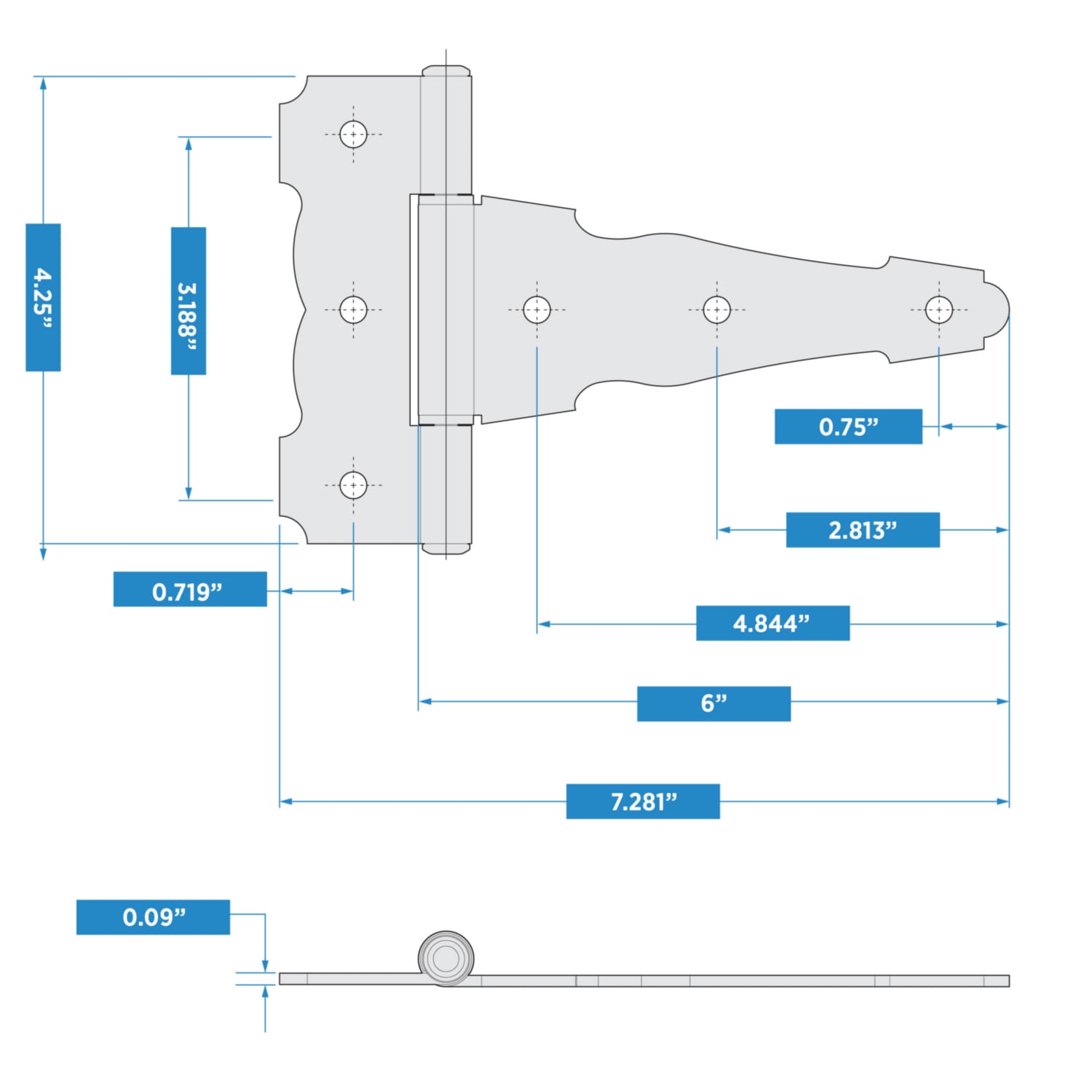 National Hardware N109-042 Gate-Hardware - View #4