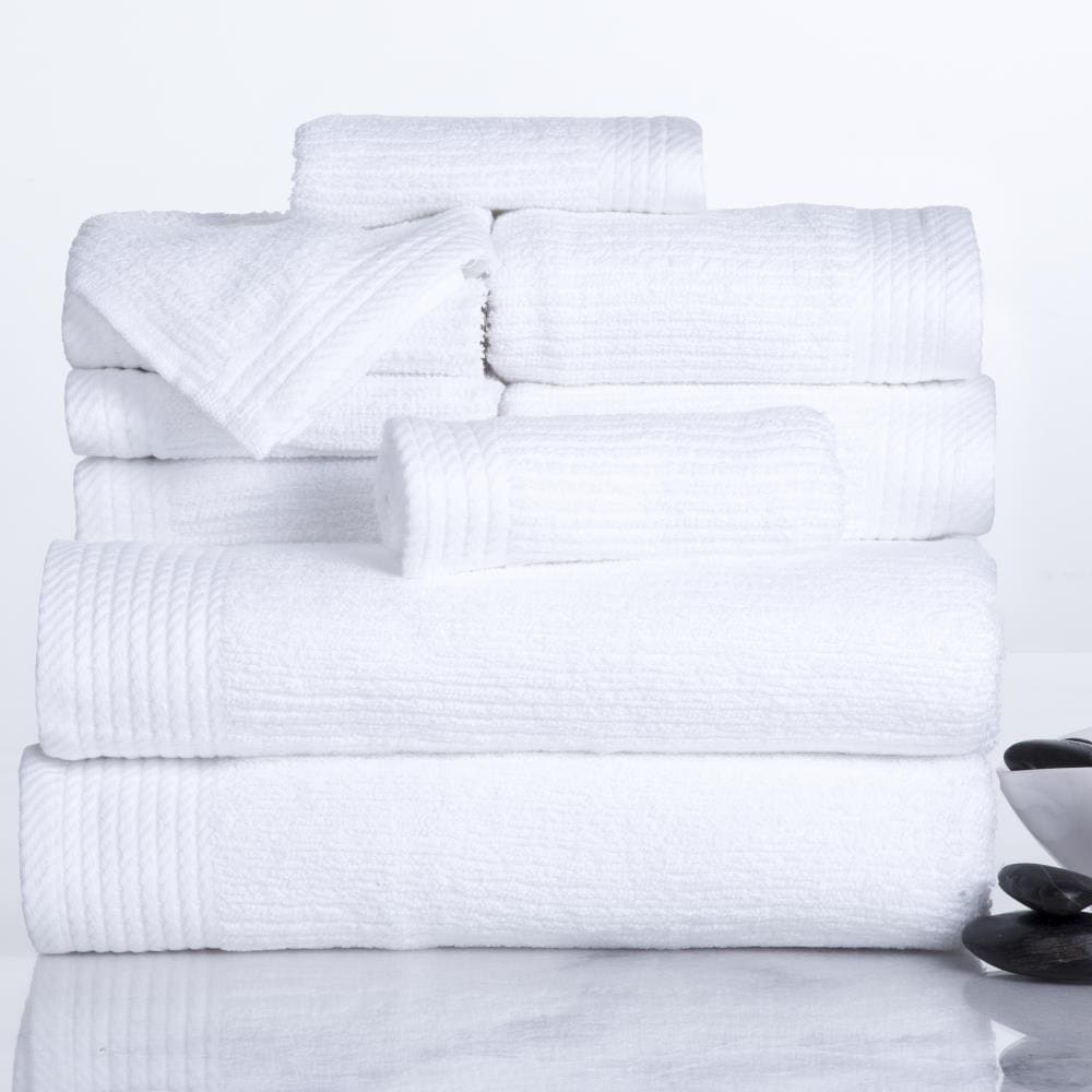 Design Imports FBA43931 Brown Bath Towels - Set of 4