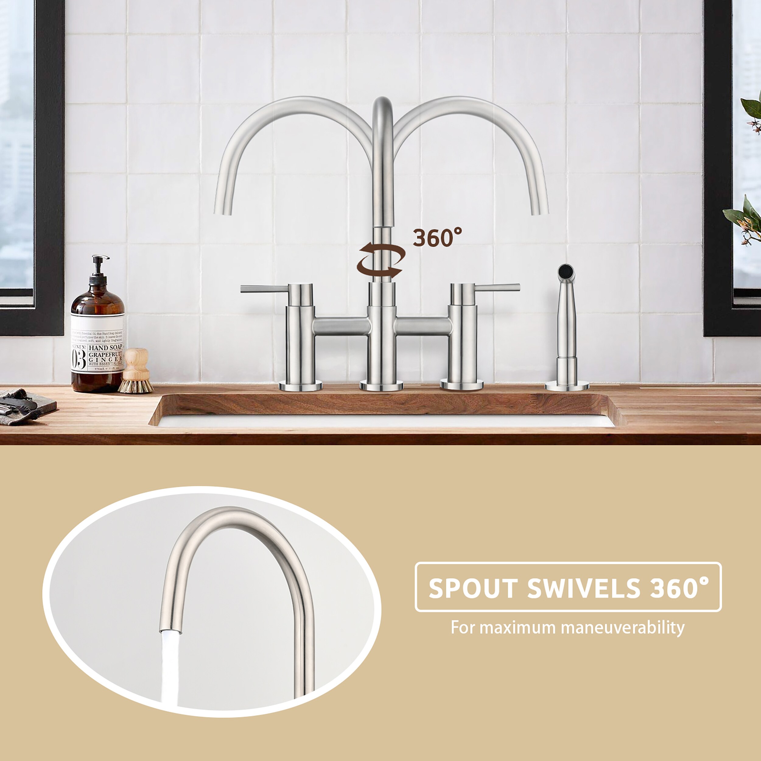 CASAINC CASA02GP14NS Kitchen-Faucets - View #6