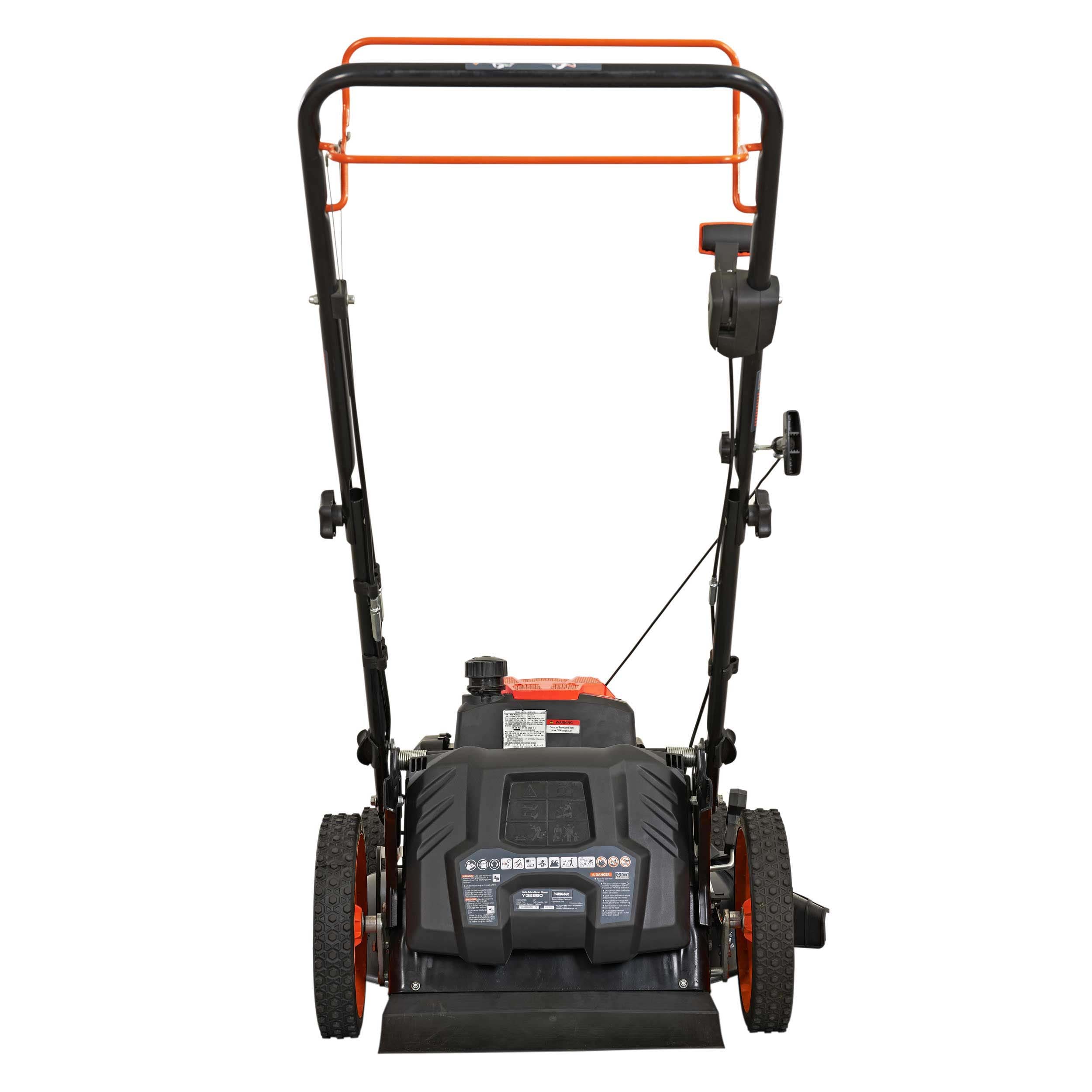 Portable Walk-Behind Lawn Mower Foldable Garden Tools Gas Lawn Mower  Self-Propelled Gas Lawn Mower Portable Walk-Behind Anti-Slip Gas Lawn Mower