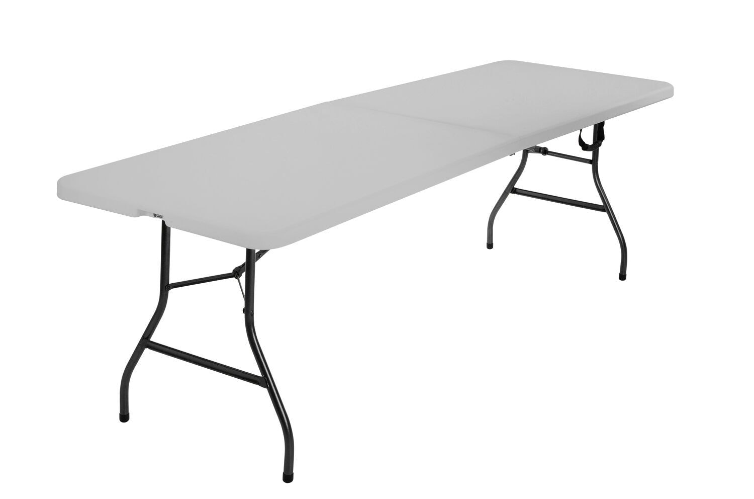 Cosco 24 Square Folding Camping Table, Gray Resin and Steel Frame