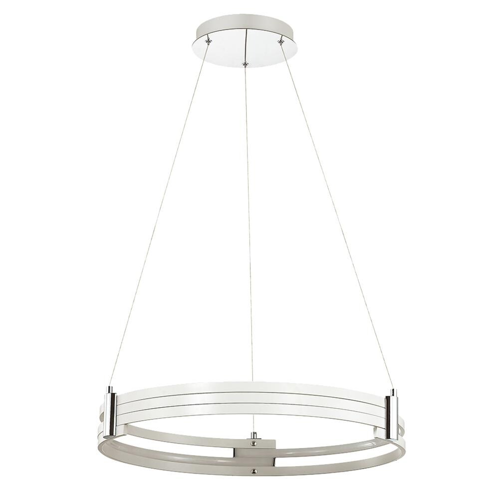 Dainolite 722-LEDP24-MW Pono Matte White Modern/Contemporary LED Pendant Light