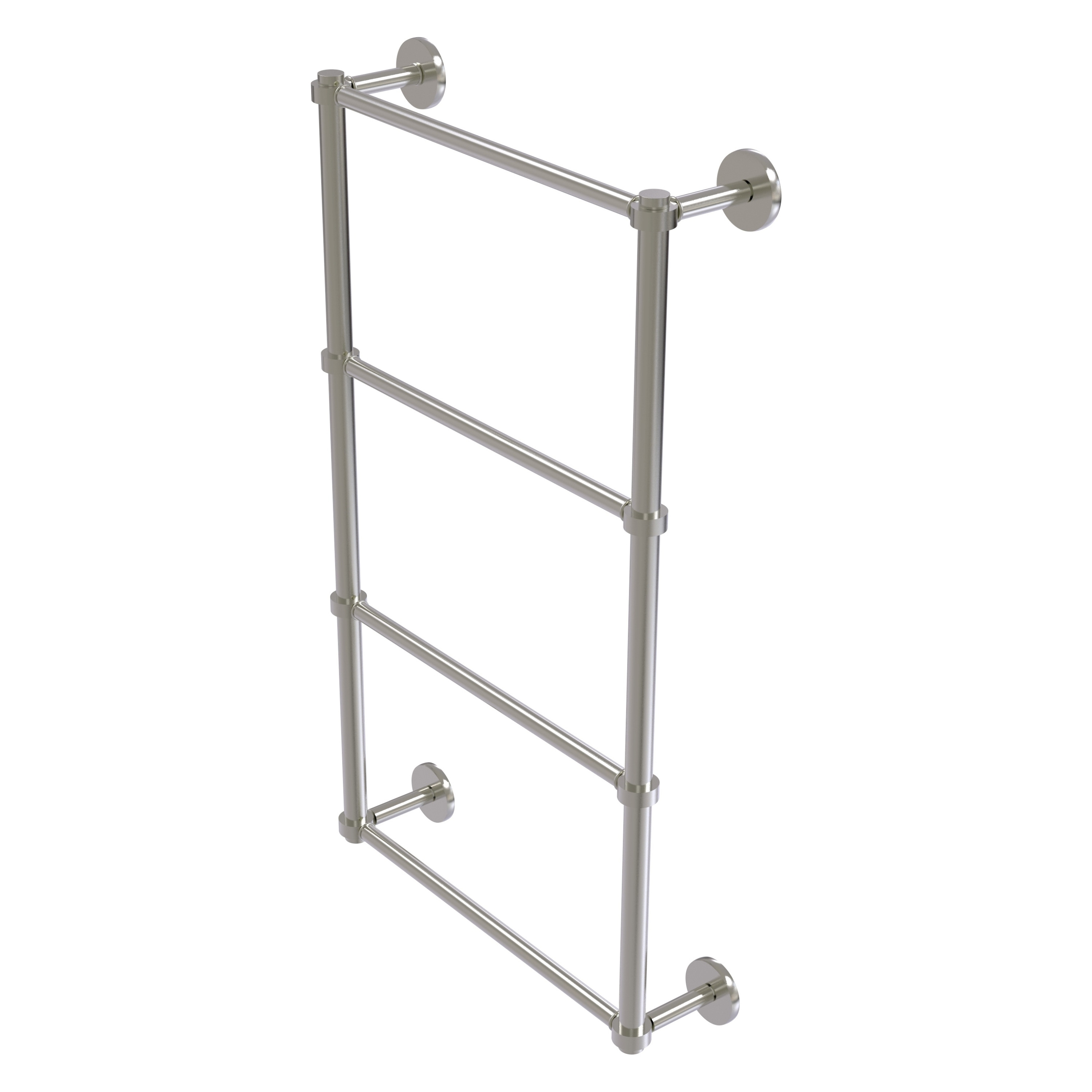 Allied Brass P1000-28-24-SN Prestige Skyline 24-in double Satin Nickel Wall mount 4-tier Towel Bar