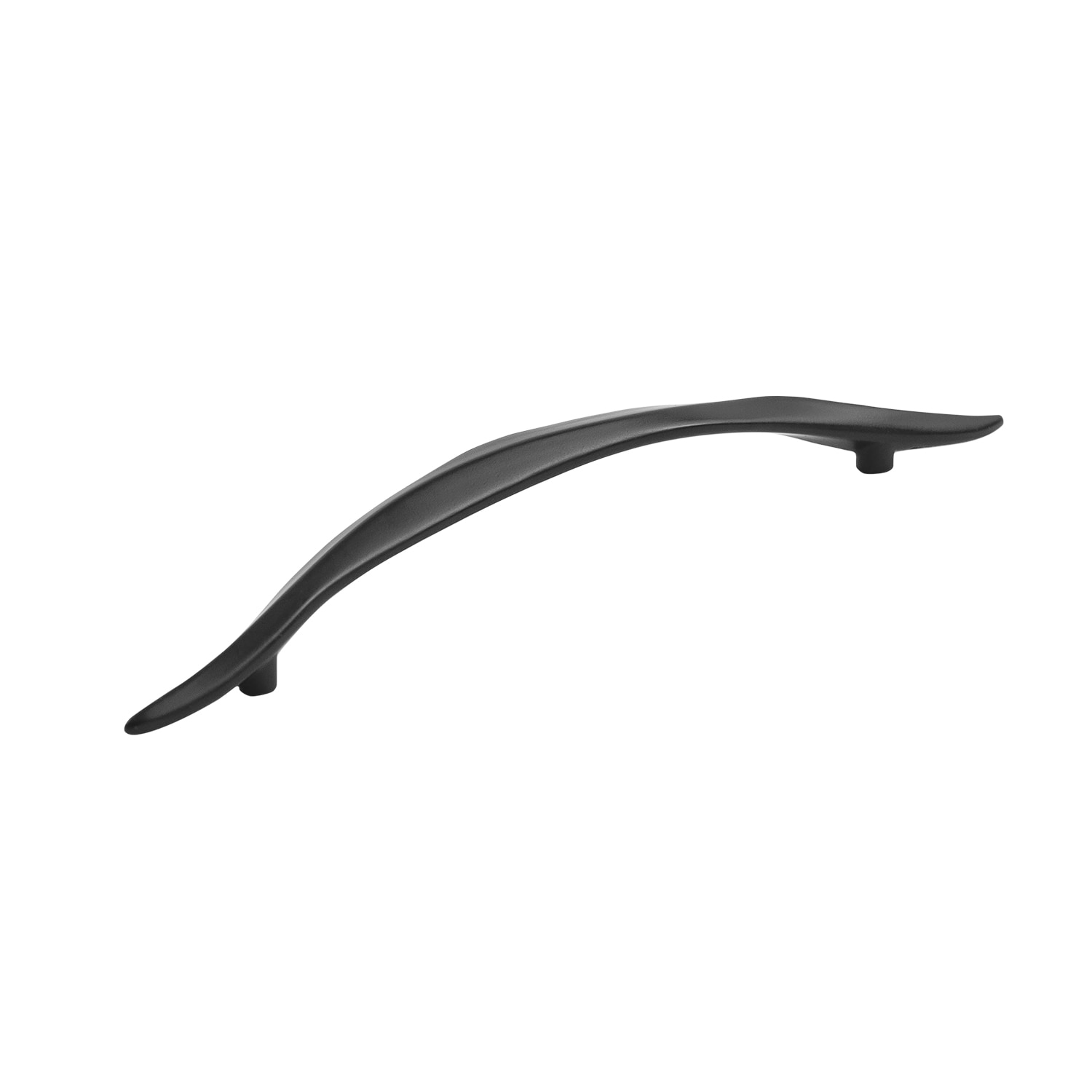 Hickory Hardware H076650-MB Willow 6-5/16-in Center to Center Matte Black Arch Handle Drawer Pulls