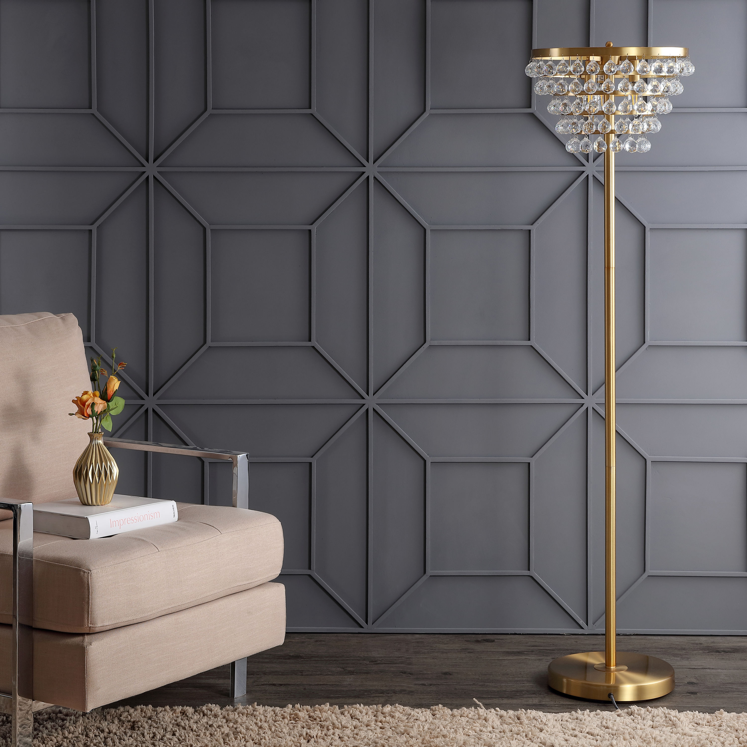 JONATHAN  Y JYL9005B floorlamps - View #5