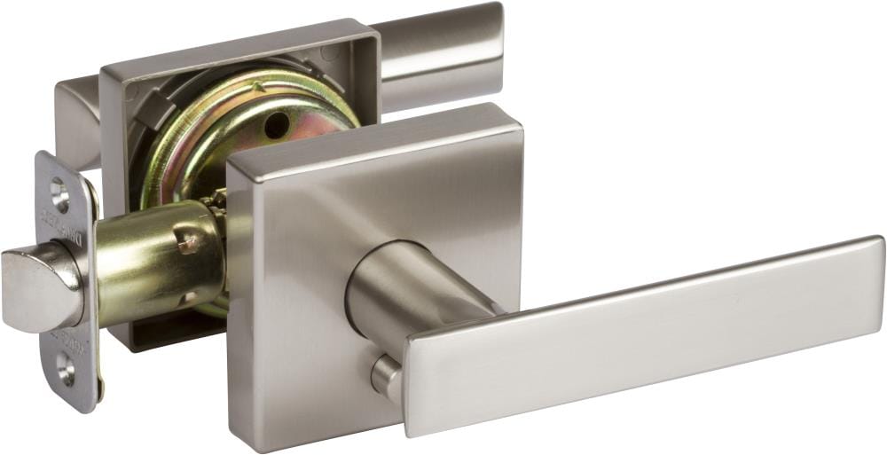 Kira Satin Nickel Passage Hall/Closet Door Handle Door Lock