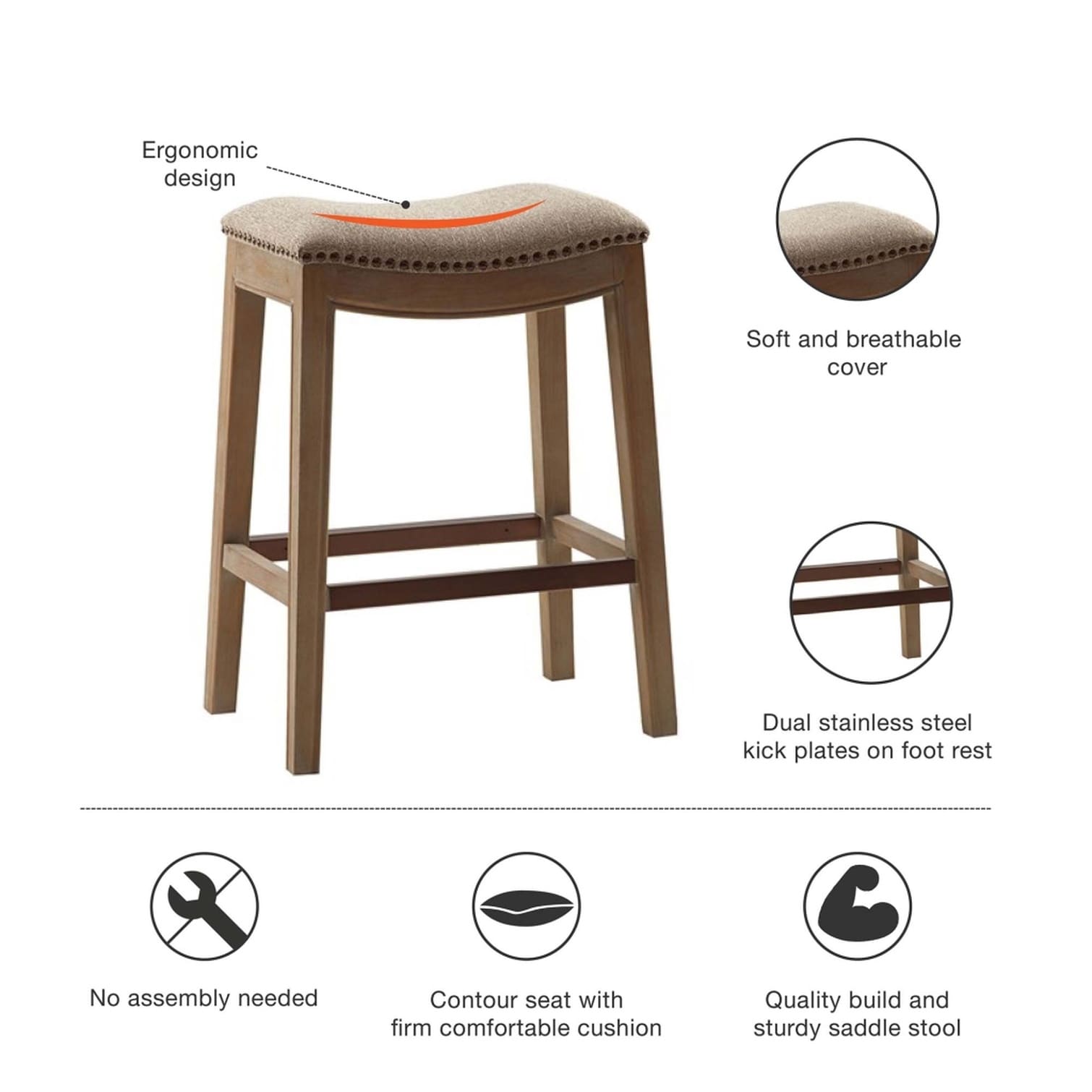 FlowLuxe 2C5W2J5ZE84C stools - View #4