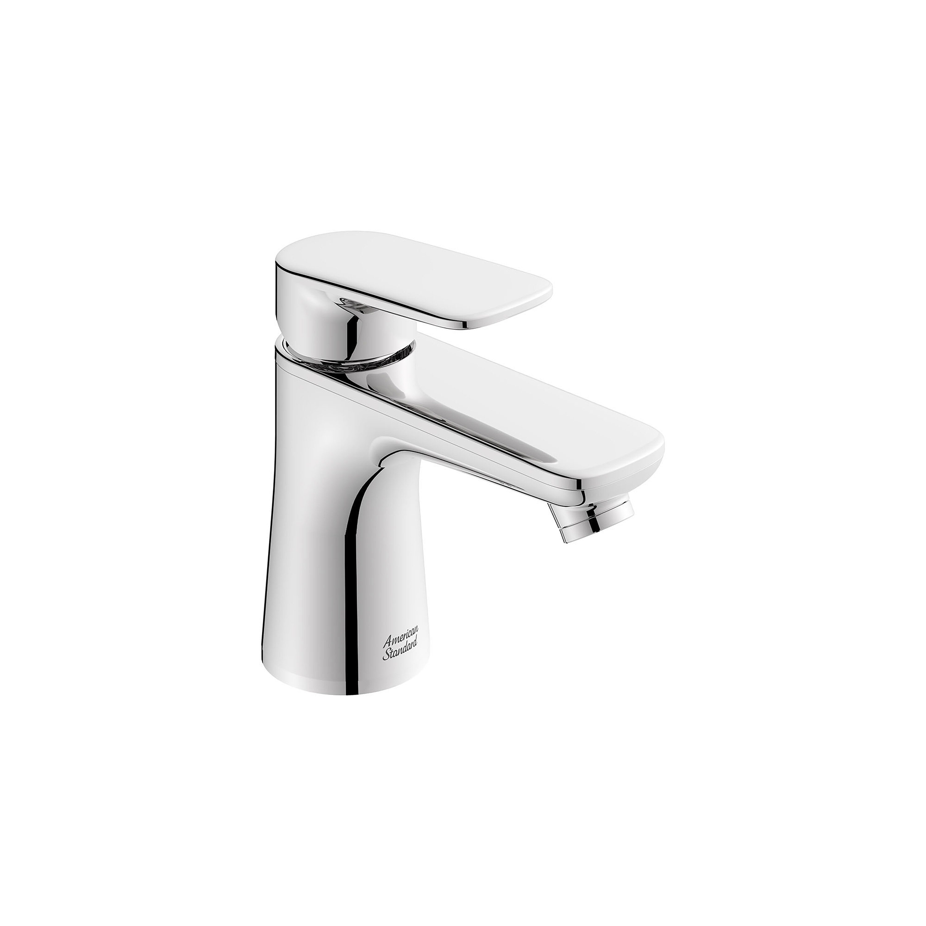 American Standard 7061131.002 Aspirations CHROME Single hole 1-handle WaterSense Low-arc Residential Handle Bathroom Sink Faucet with Drain with Deck Plate