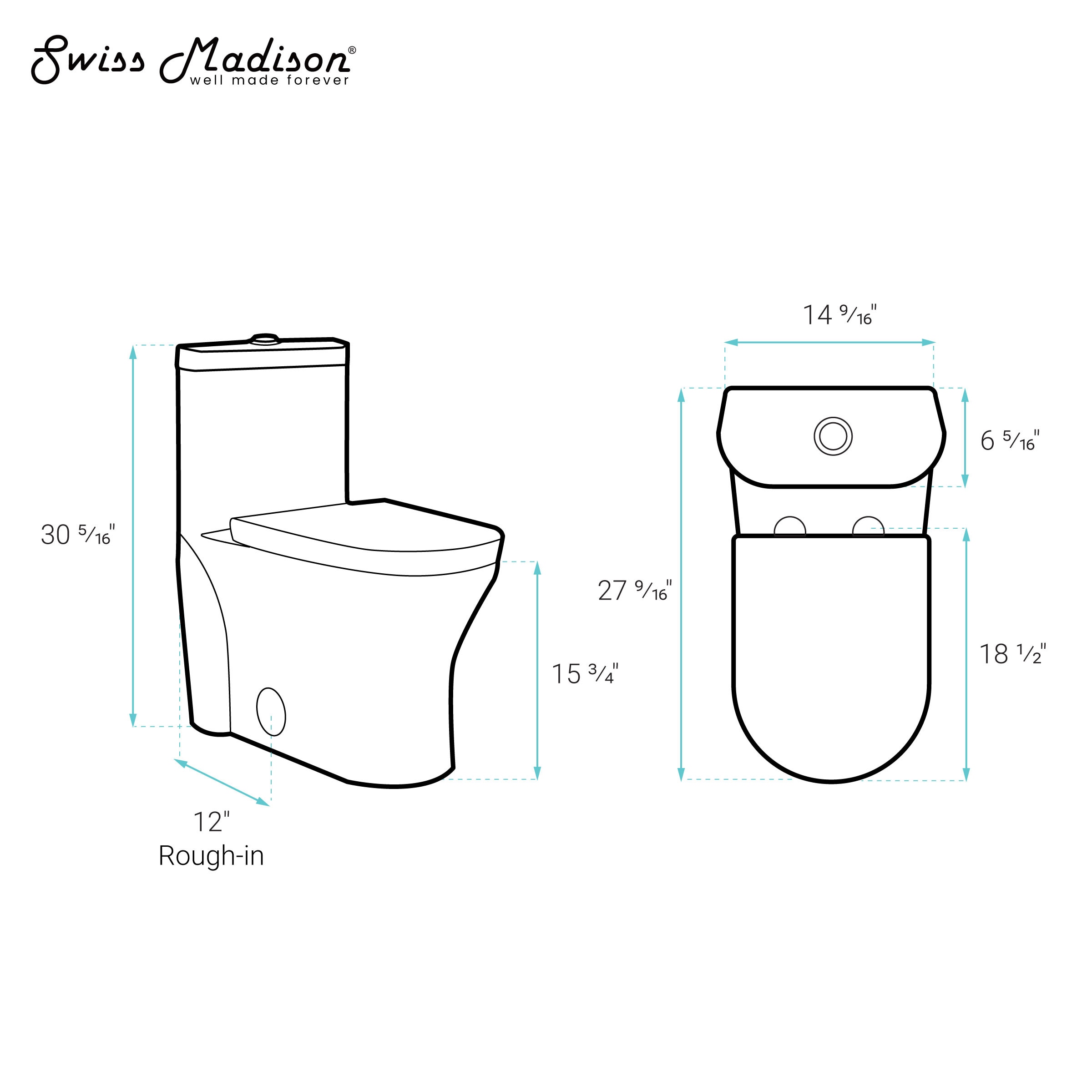 Swiss Madison SM-25-1TTRO04BK toilets - View #5