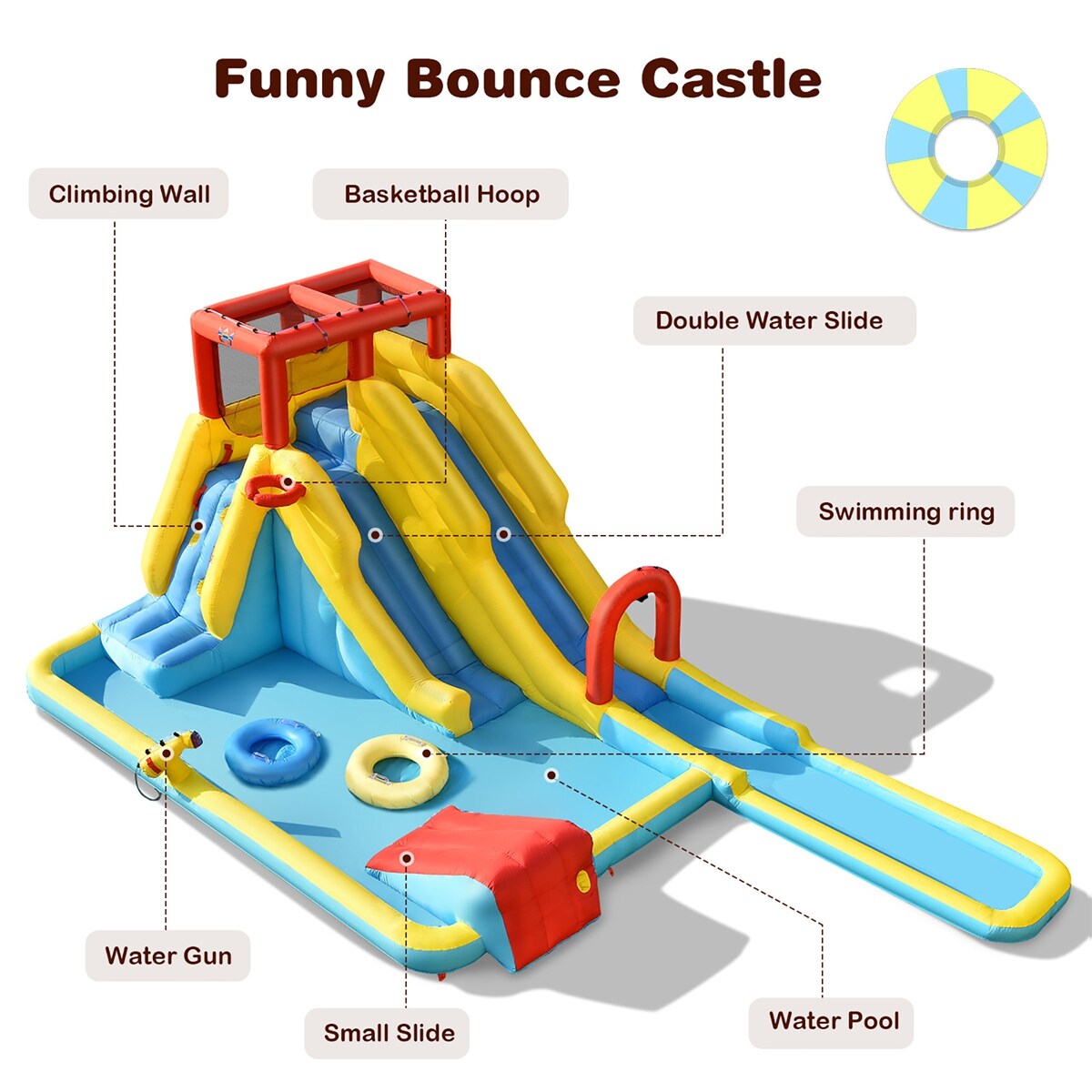 Costway CSHY000642 Bounce-Houses - View #10