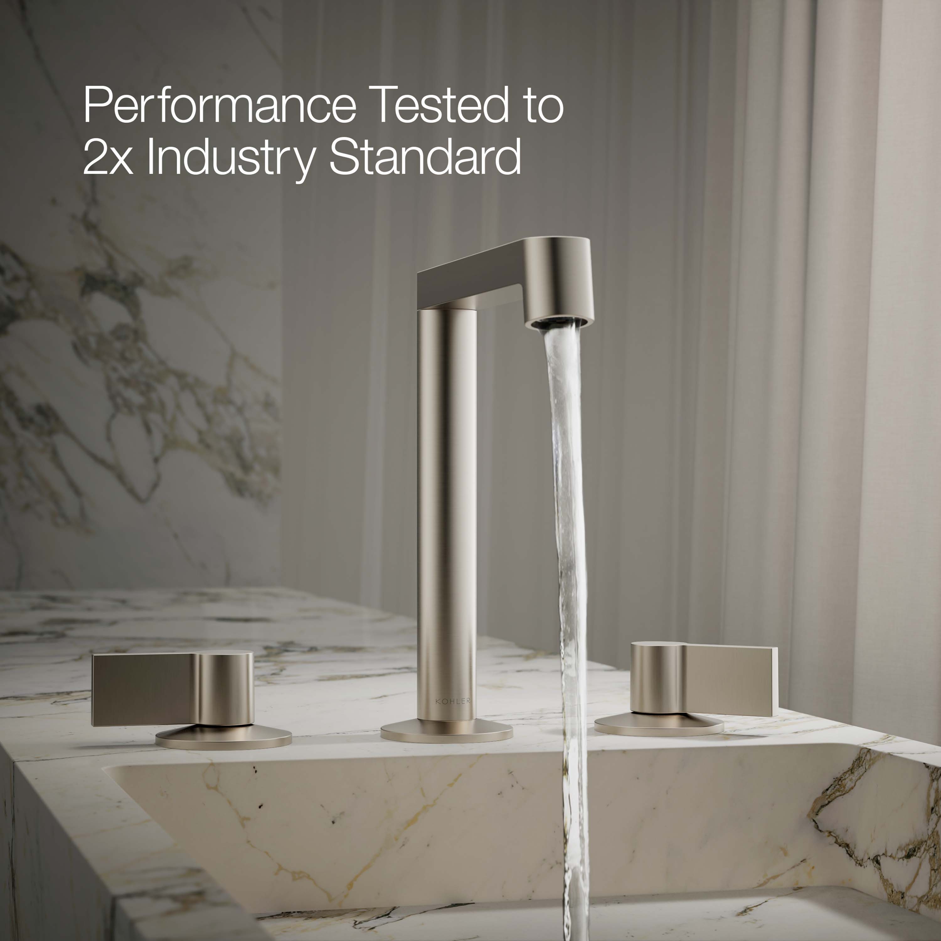 KOHLER K-77974-4-BN Faucet-Tub-Shower-Handles - View #5