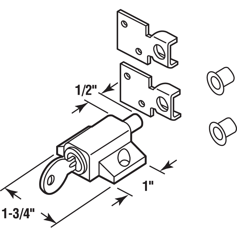 Prime-Line S 4005 Sliding-Patio-Door-Cylinder-Locks - View #2