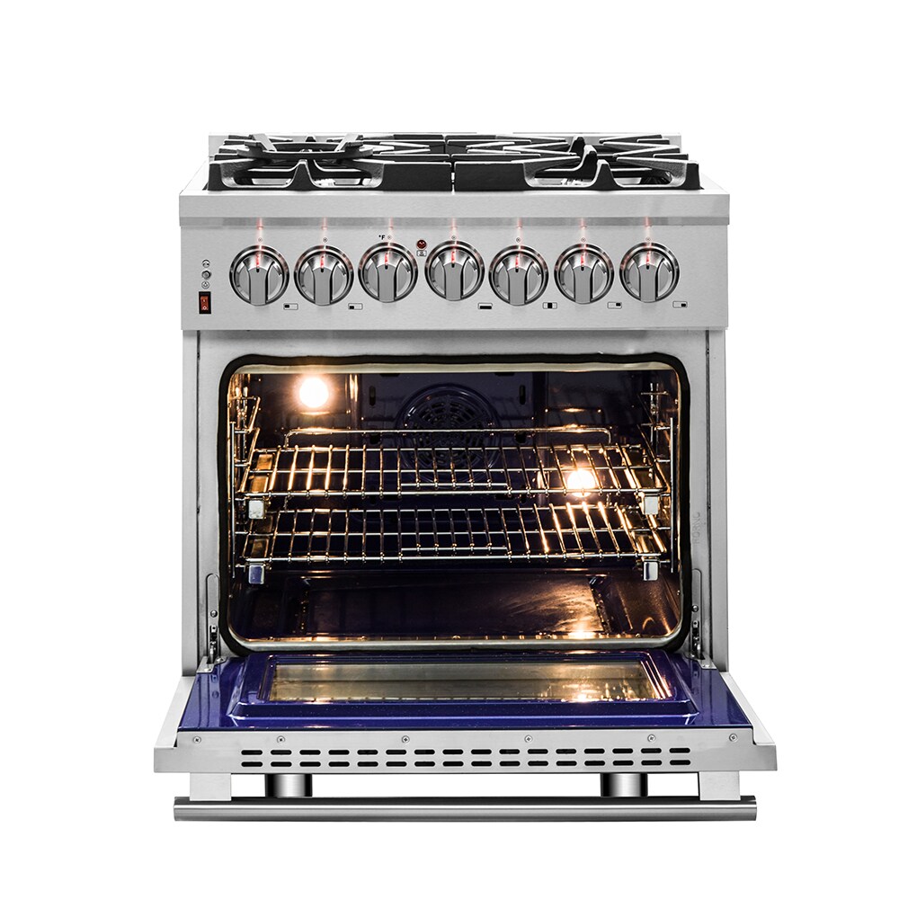 5 burners Dual Fuel Ranges at