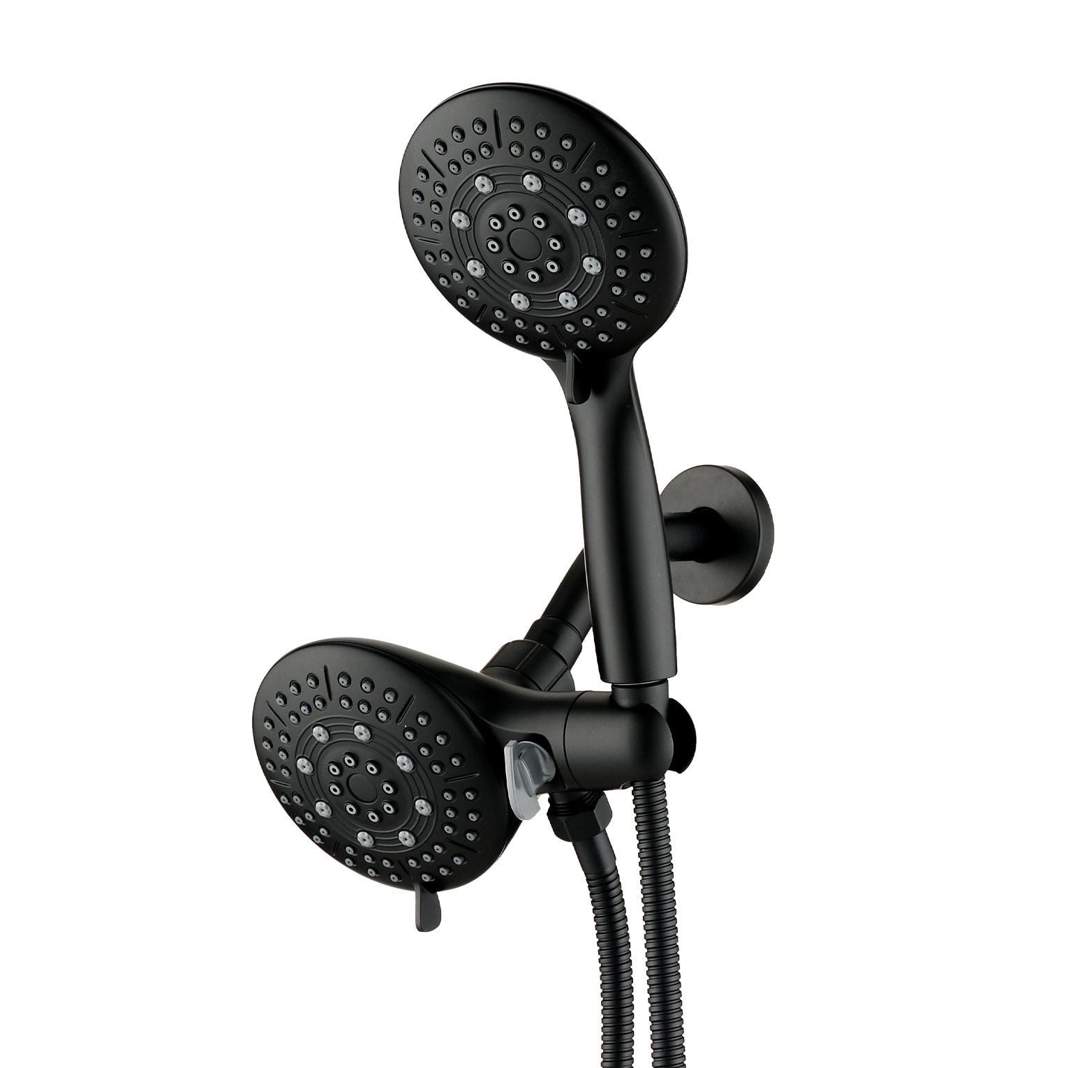UCLIMAA Dual Shower Head Faucet Combo with 6 Modes and Diverter (Excludes Valve)
