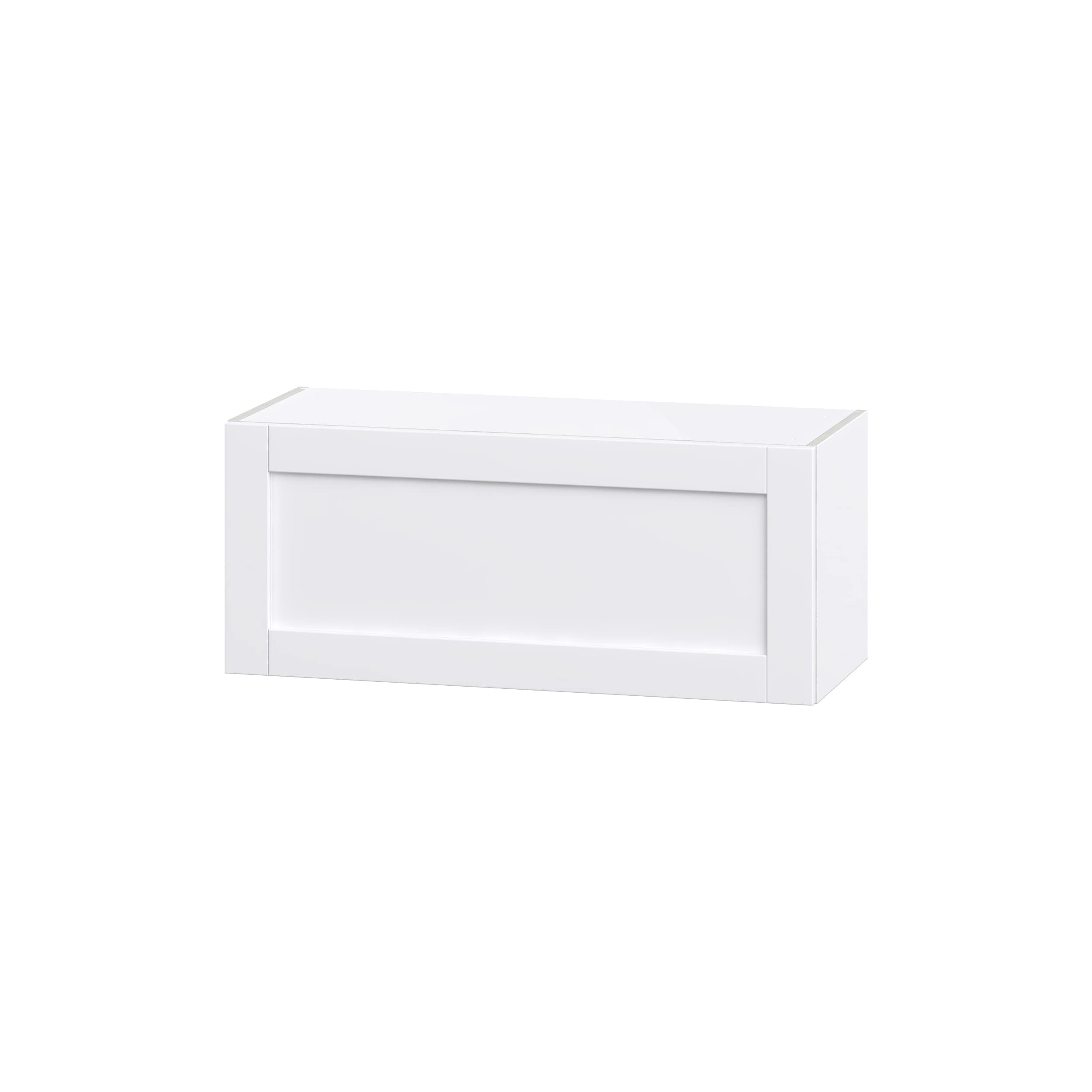 Hugo&Borg DSWLU3615-RM Rosemont 36-in W x 15-in H x 14-in D Glacier White Wall Fully assembled Cabinet (Flat Panel Shaker)