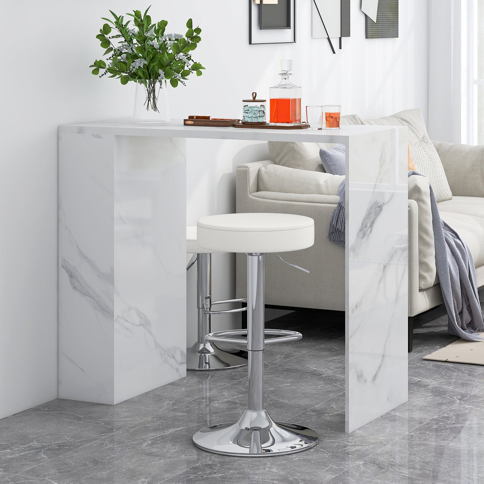 Boyel Living HYSN-66622WH-1 stools - View #4