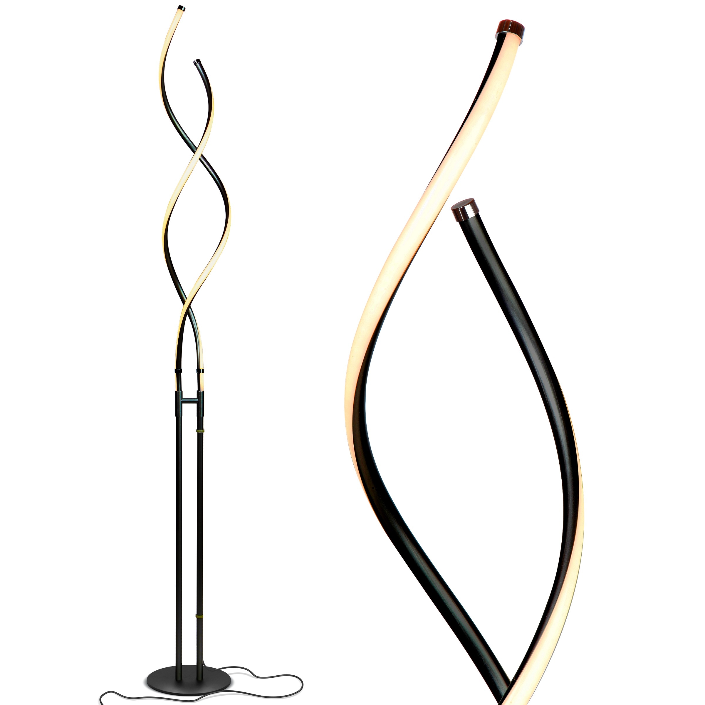 Brightech 60-in Classic Black Stick Floor Lamp YP-RY1Z-9X9A At Lowes.com