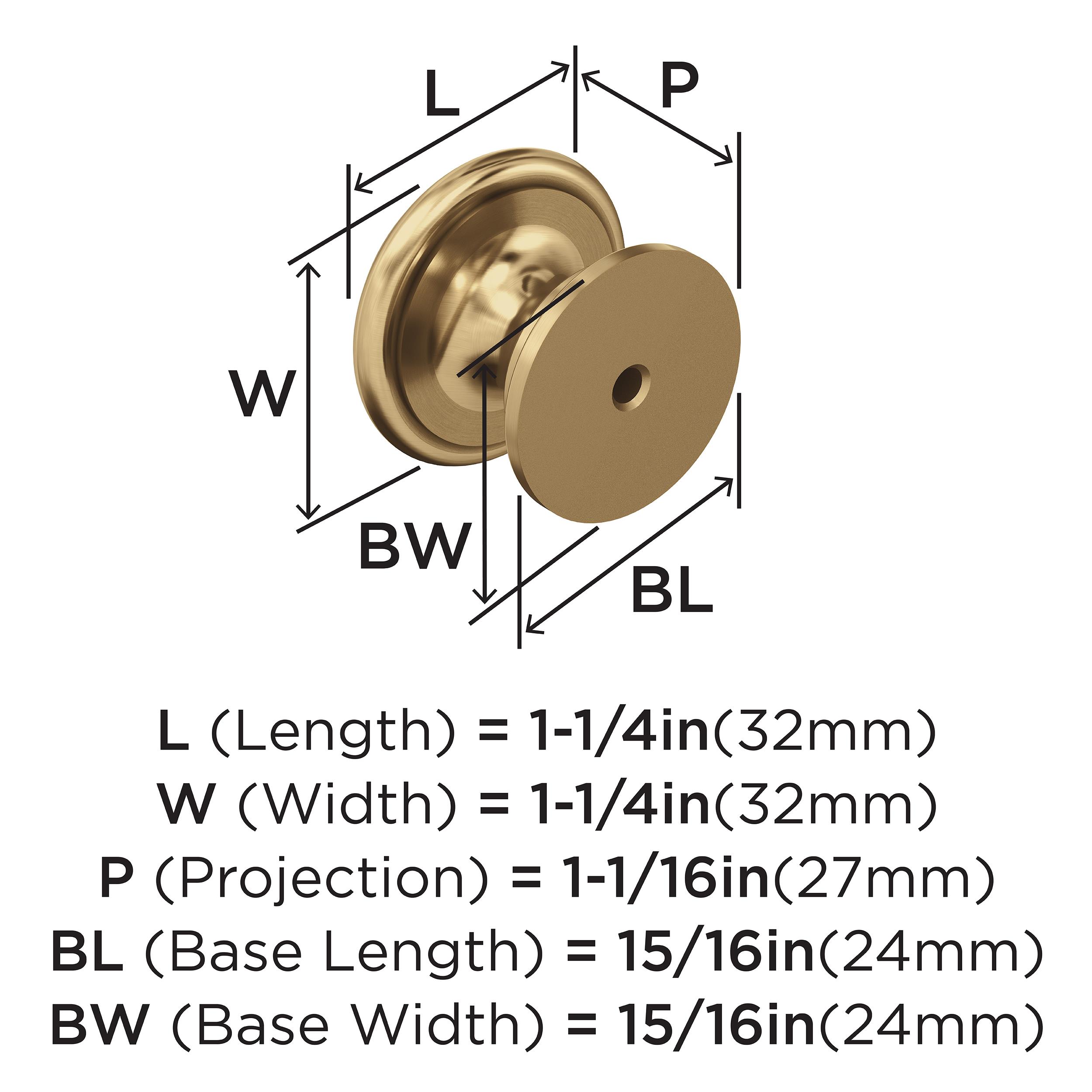 Amerock 25VMP53012CZ Cabinet-Knobs - View #4