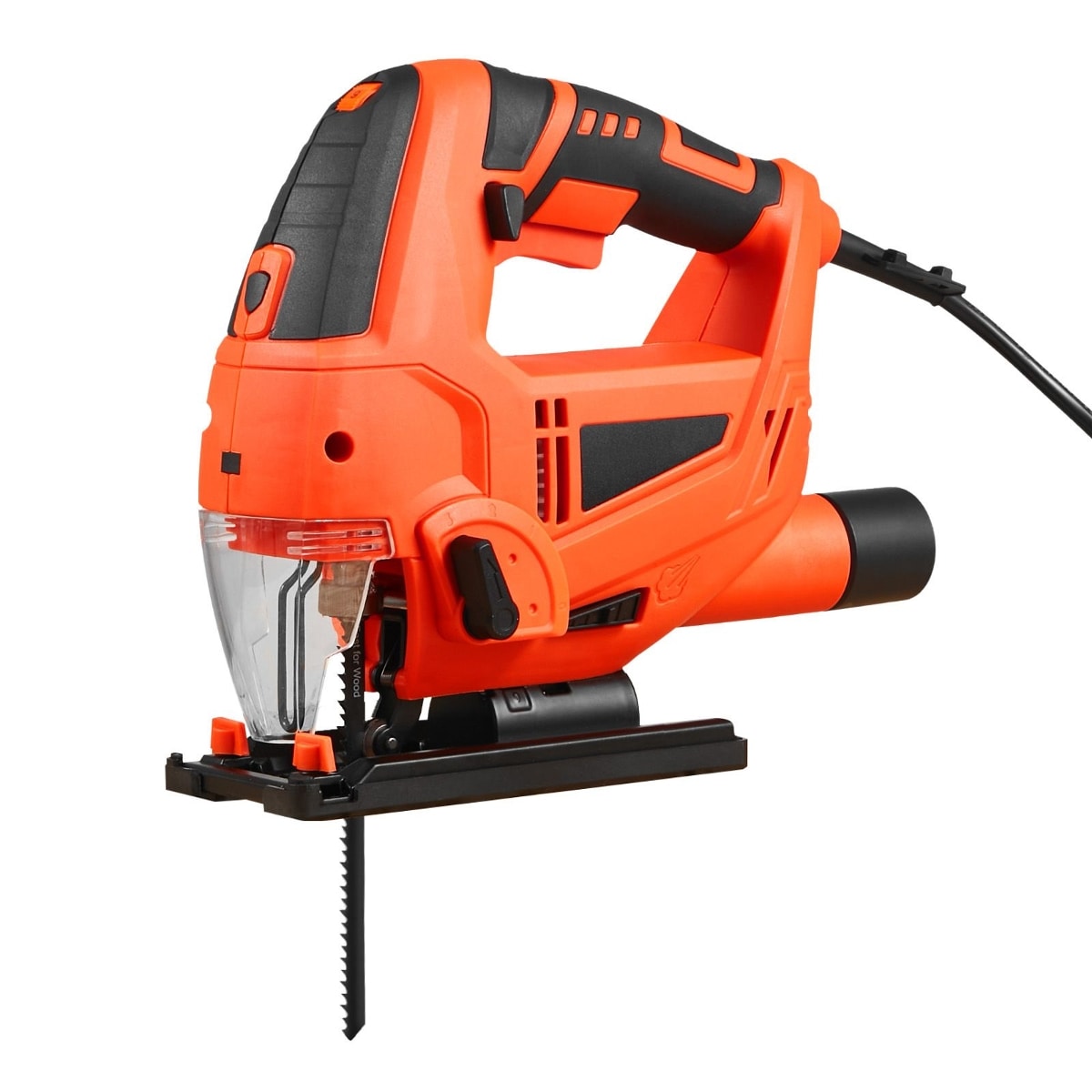 Tooliom Electric Jigsaw 6.5 Amp Corded Jig Saw 3000 SPM Variable Speed Woodworking Tool With LED Light