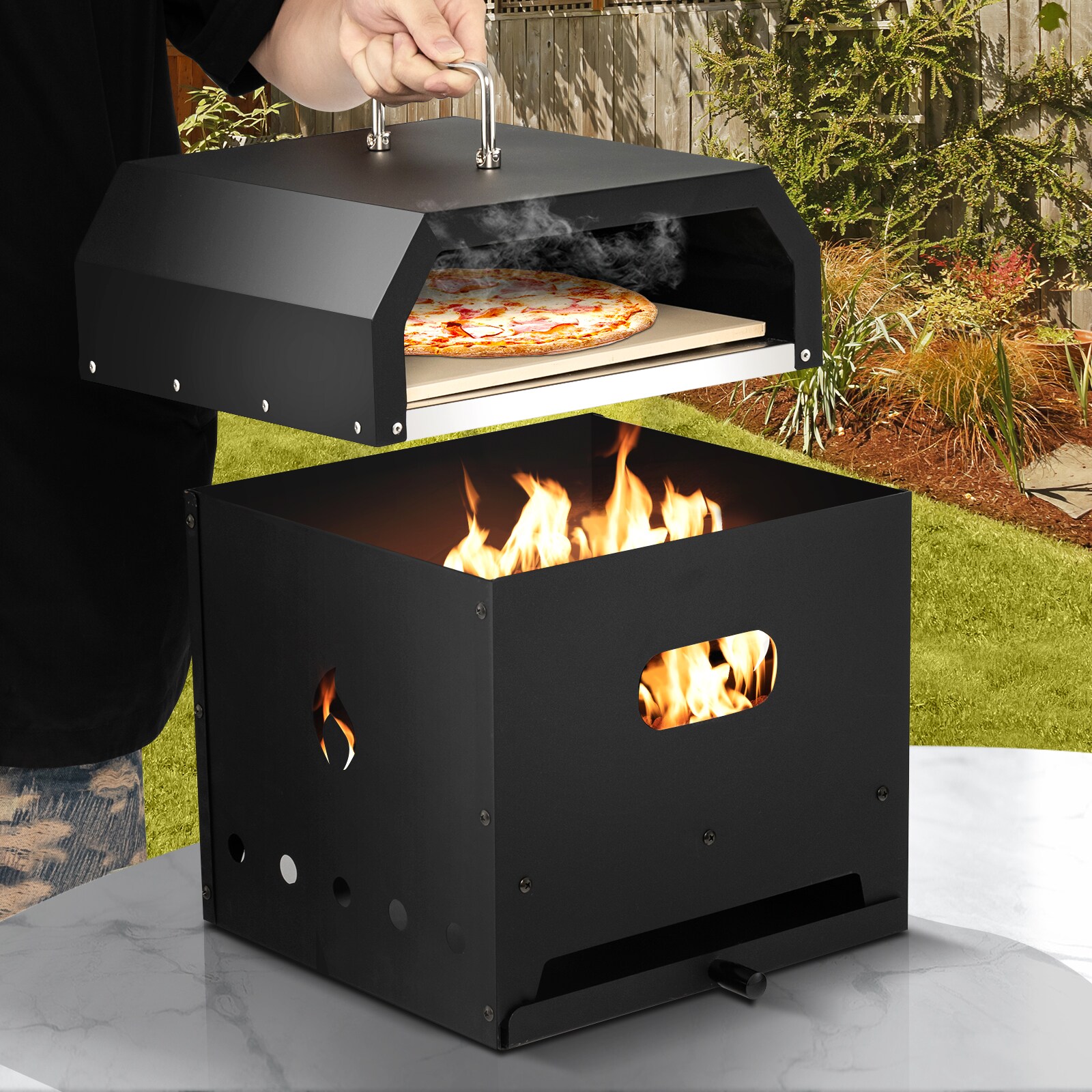 Slickblue D-CO-43701PN Outdoor-Pizza-Ovens - View #3