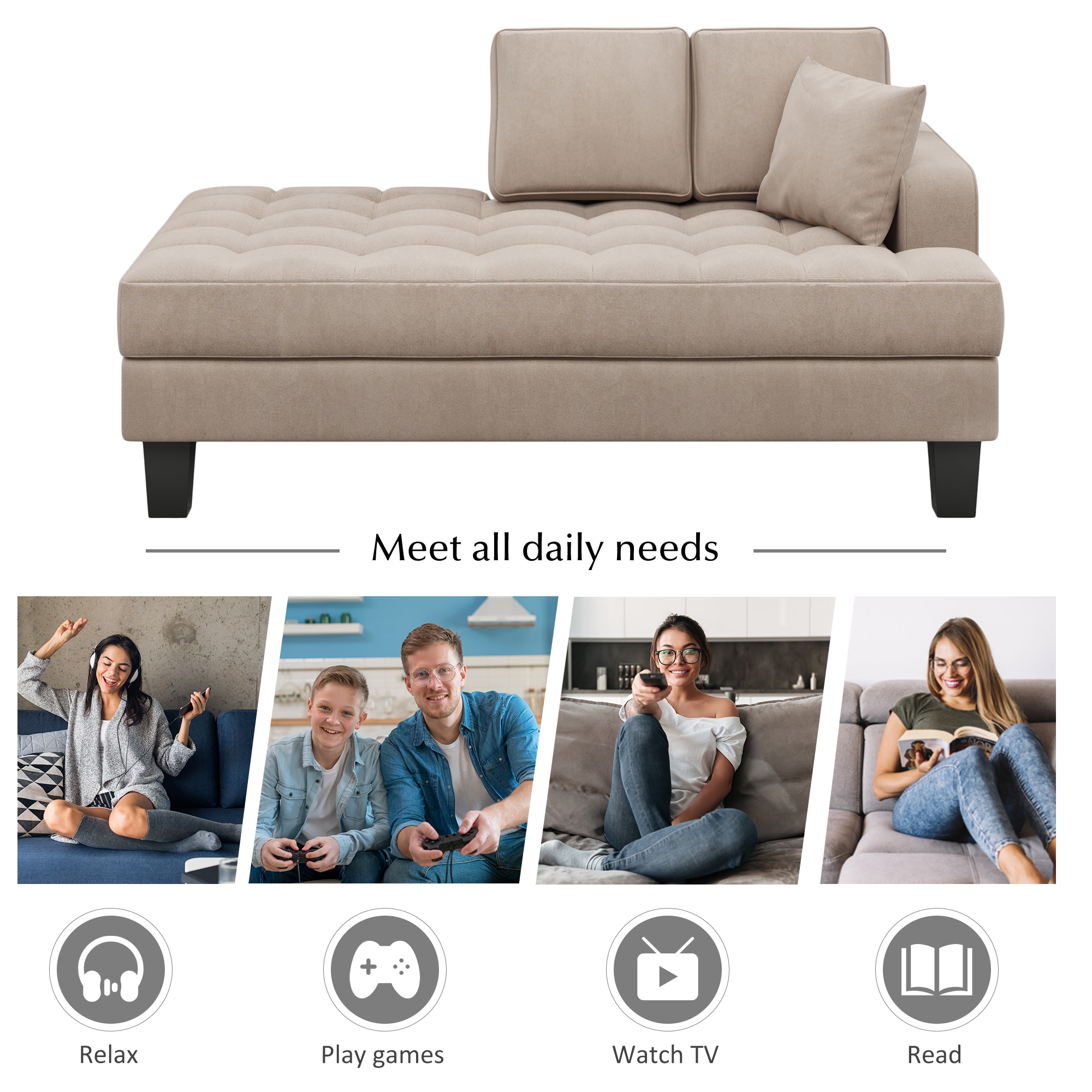 JIMSMAISON JMGTCL03WG Sofas-Loveseats - View #4